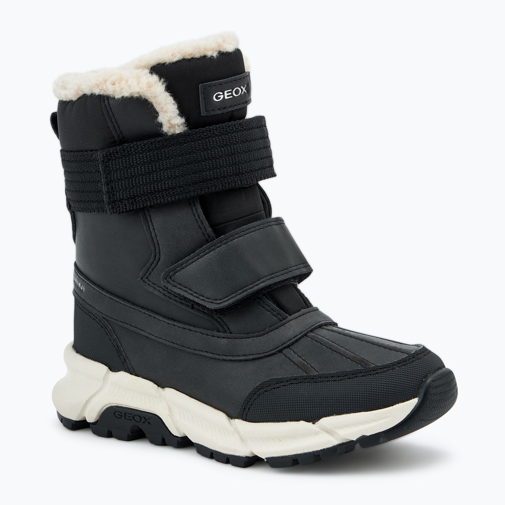 Śniegowce juniorskie Geox Flexyper Plus ABX black 