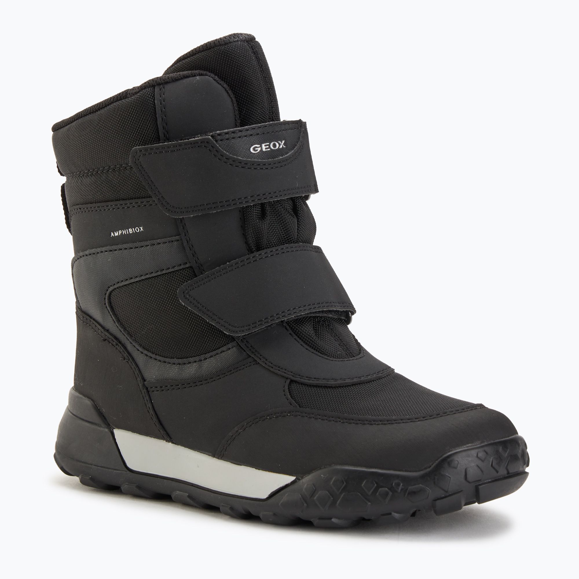 Śniegowce dziecięce Geox Trekkyup ABX black/silver 