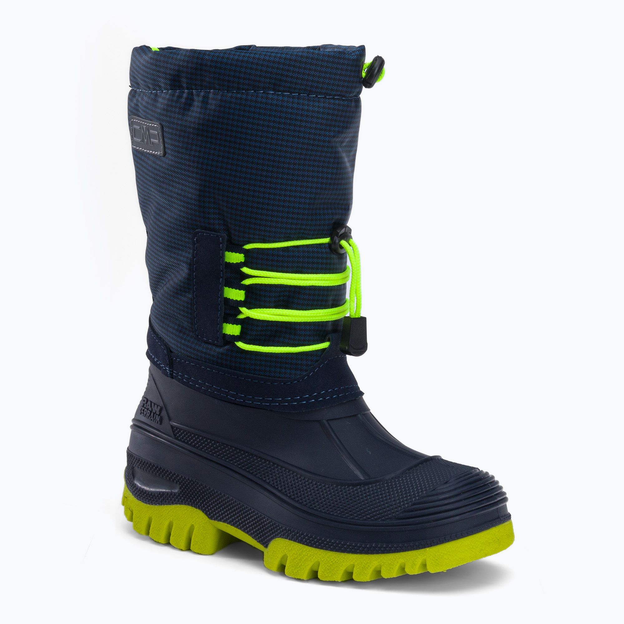 Śniegowce juniorskie CMP Ahto Snowboots Wp black/blue 