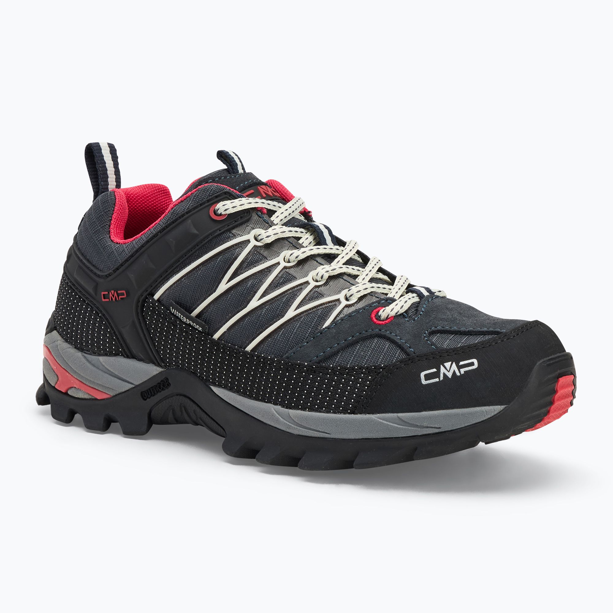 Buty trekkingowe damskie CMP Rigel Low Wp antracite/off white 