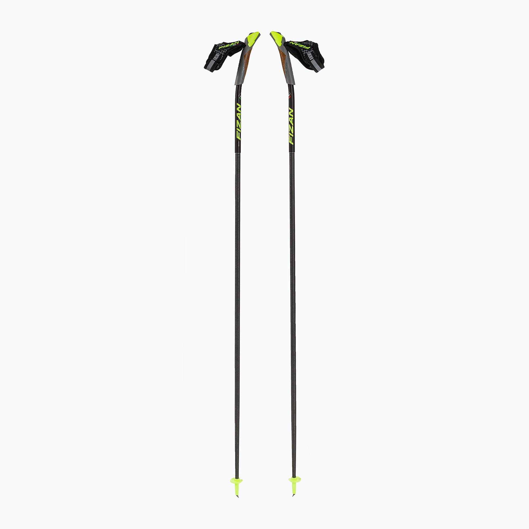 Kije nordic walking Fizan Carbon 3K Impulse S23 black 