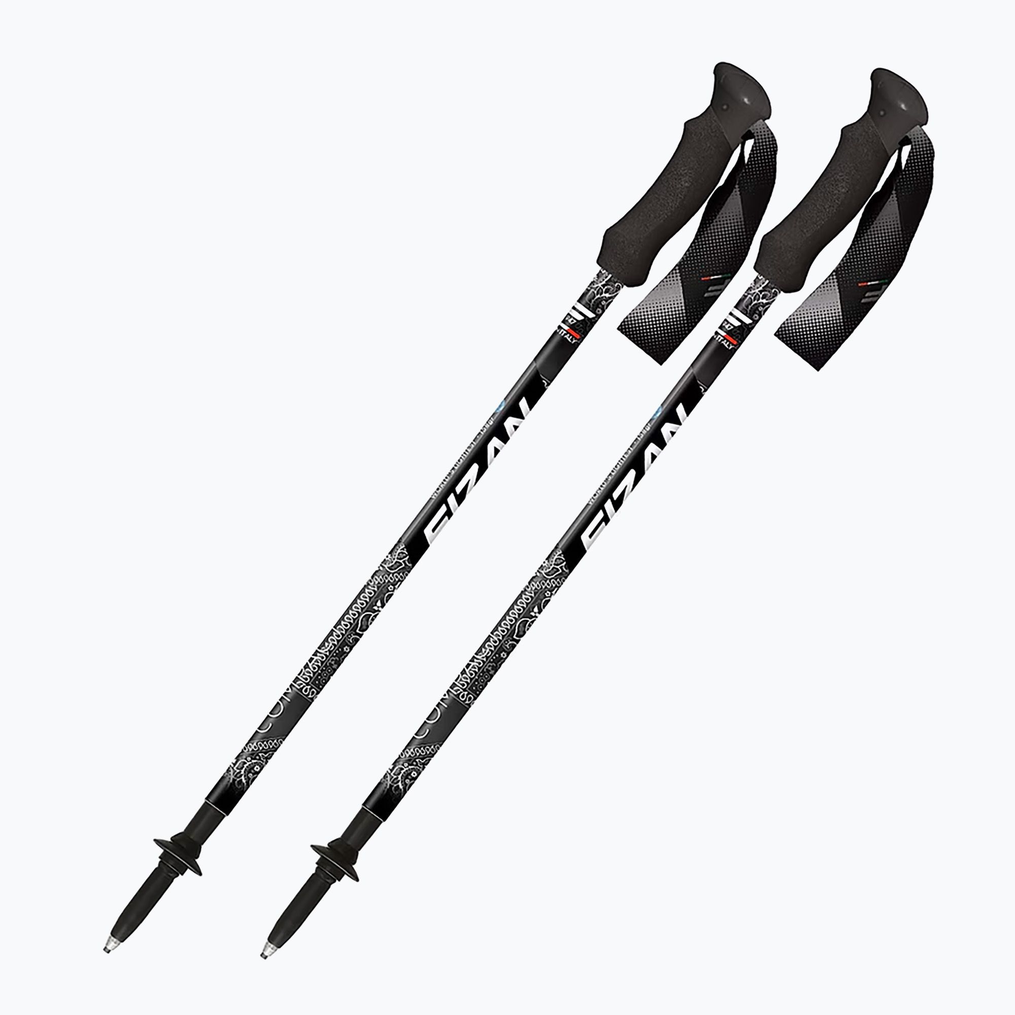 Kije trekkingowe Fizan Compact MS black 