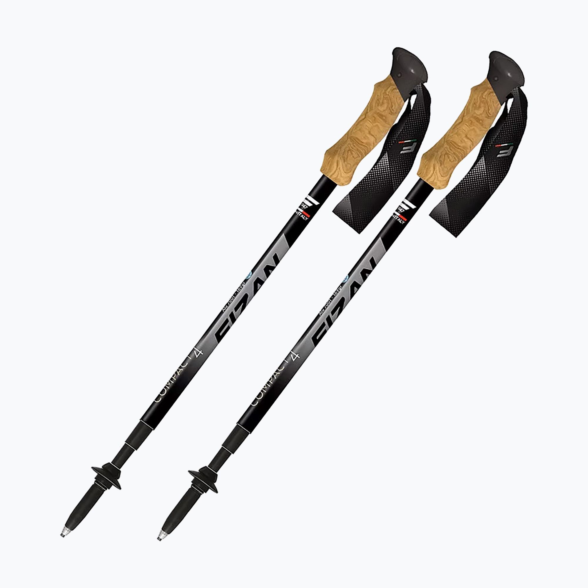 Kije trekkingowe Fizan Compact 4 black 