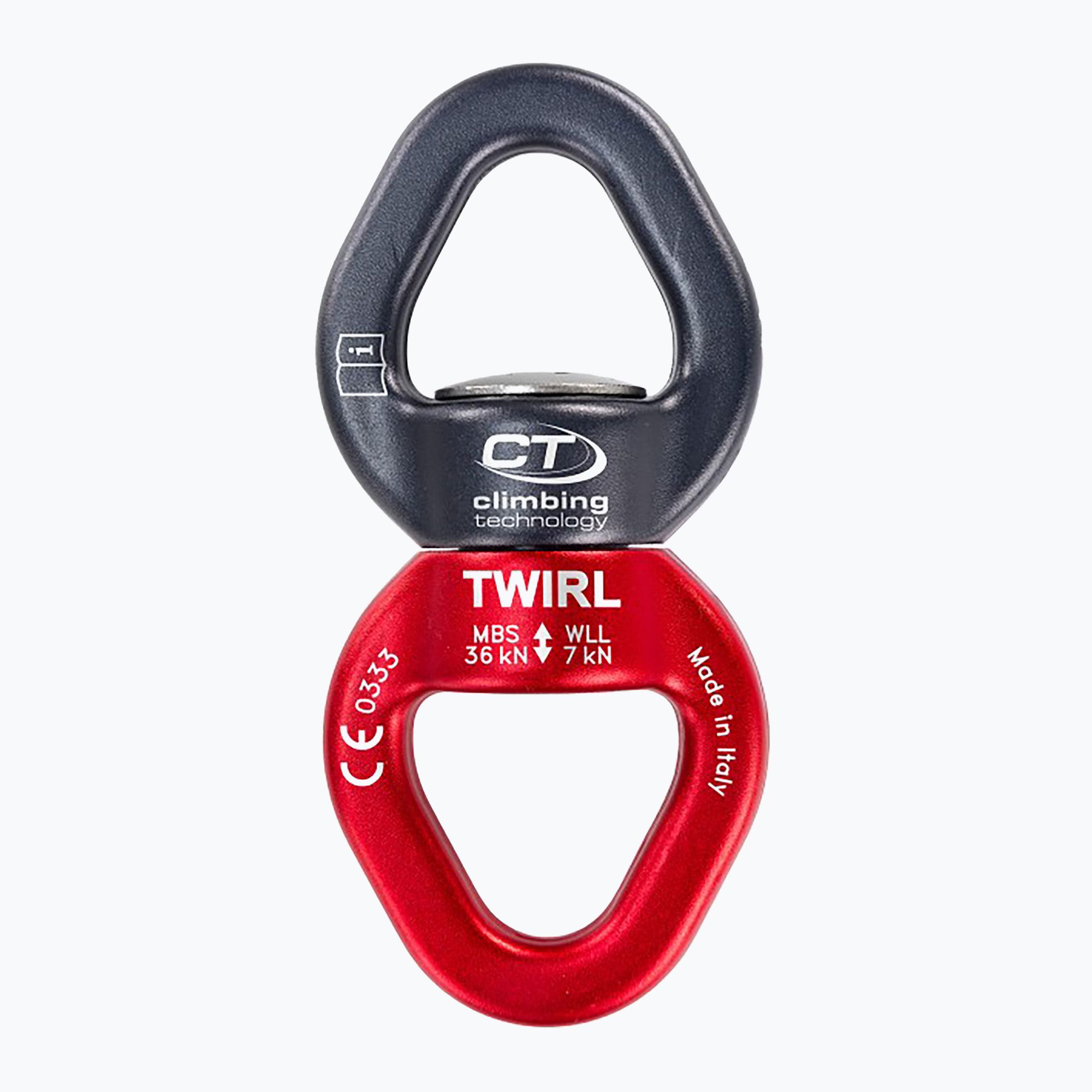 Krętlik Climbing Technology Twirl grey/ red 