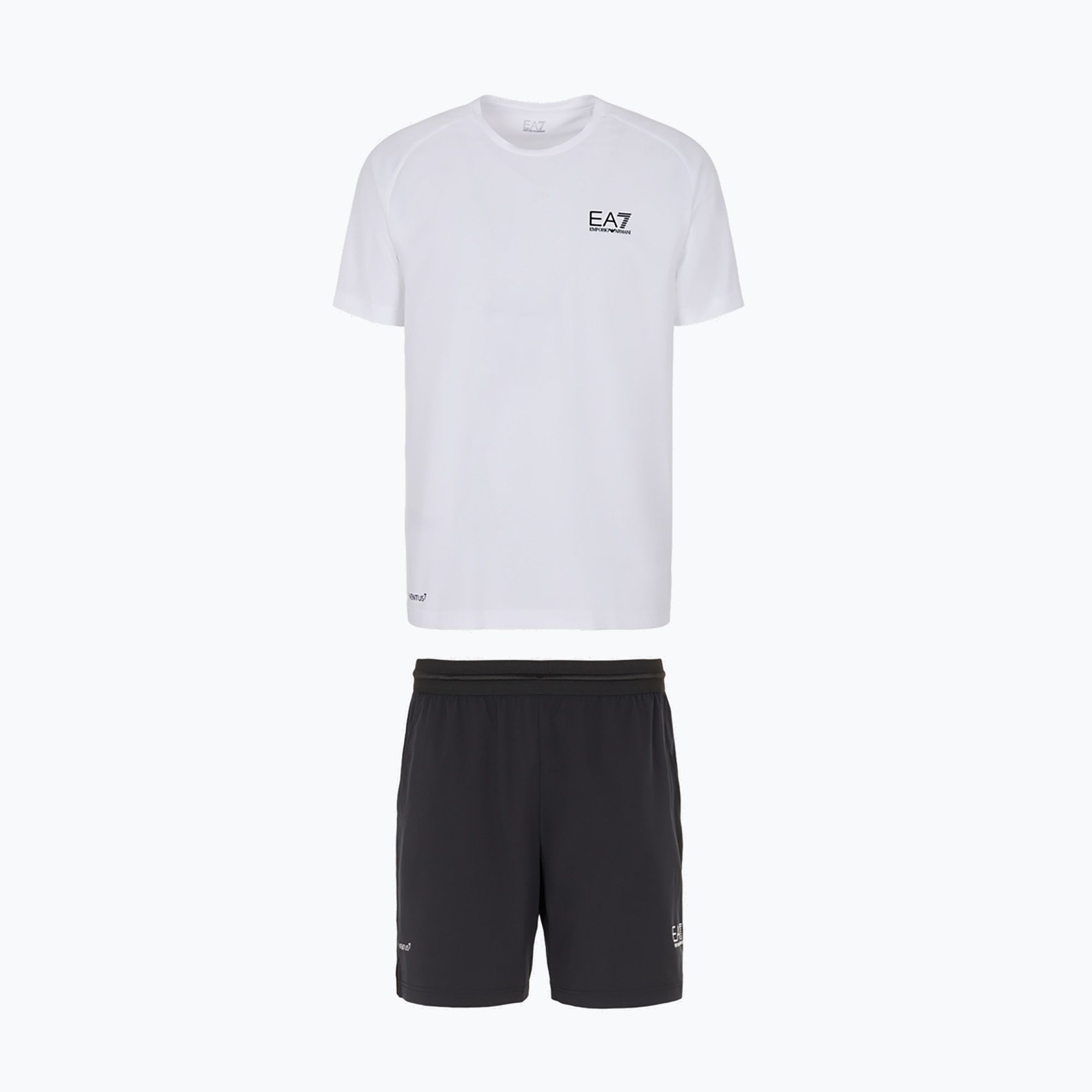 Zestaw koszulka + spodenki EA7 Emporio Armani Ventus7 Travel white/black 