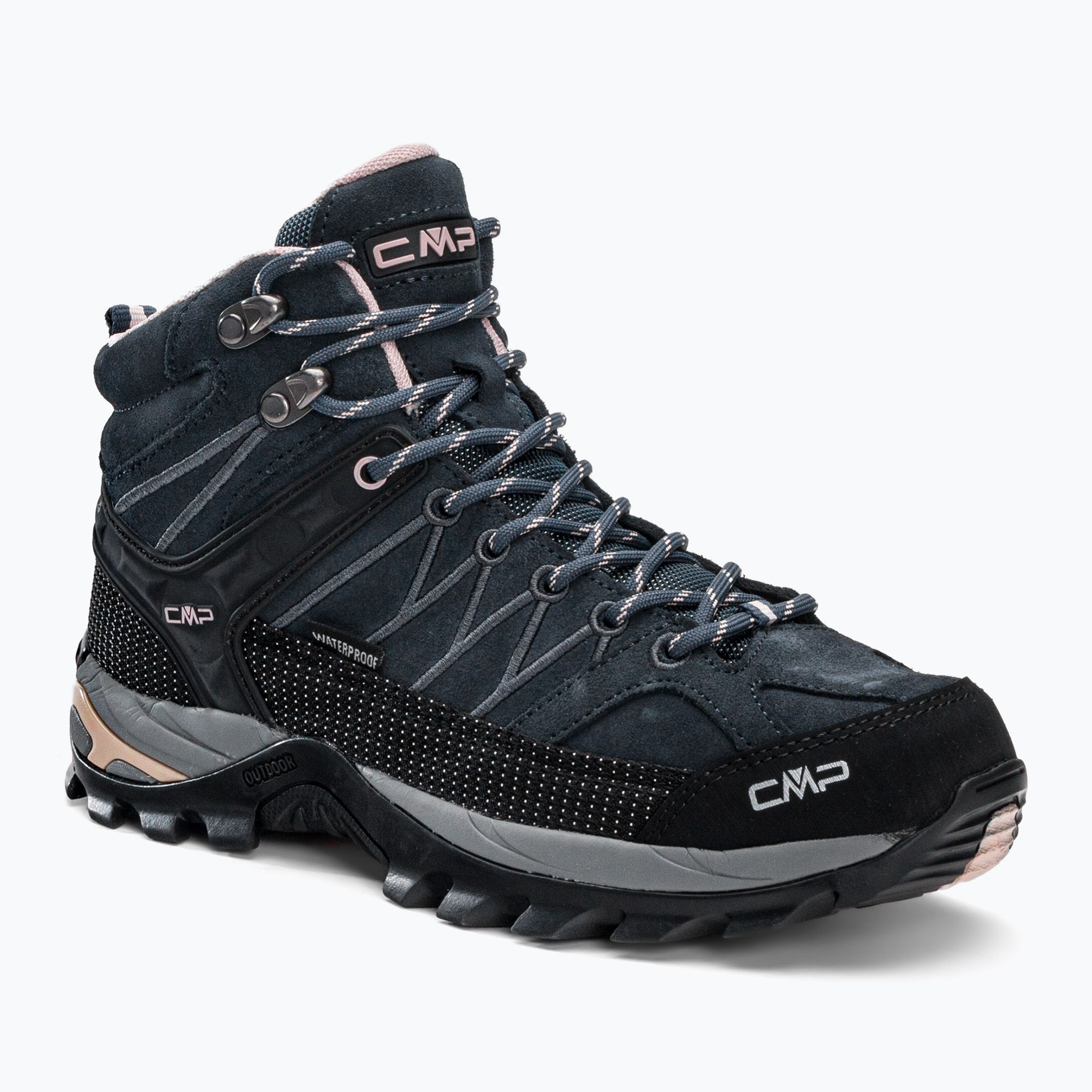 Buty trekkingowe damskie CMP Rigel Mid Wp asphalt/antracite/rose 