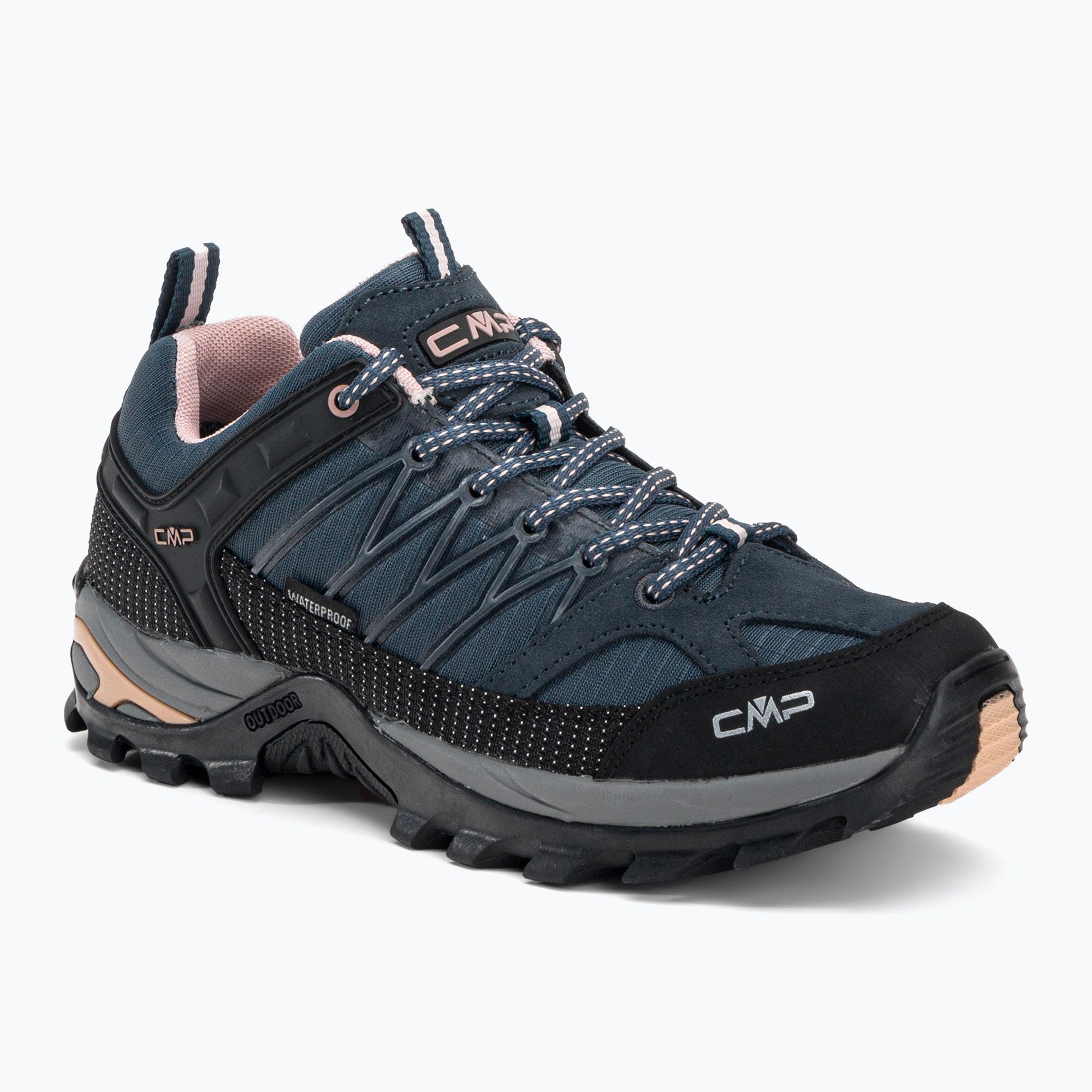 Buty trekkingowe damskie CMP Rigel Low Wp asphalt/antracite/rose 