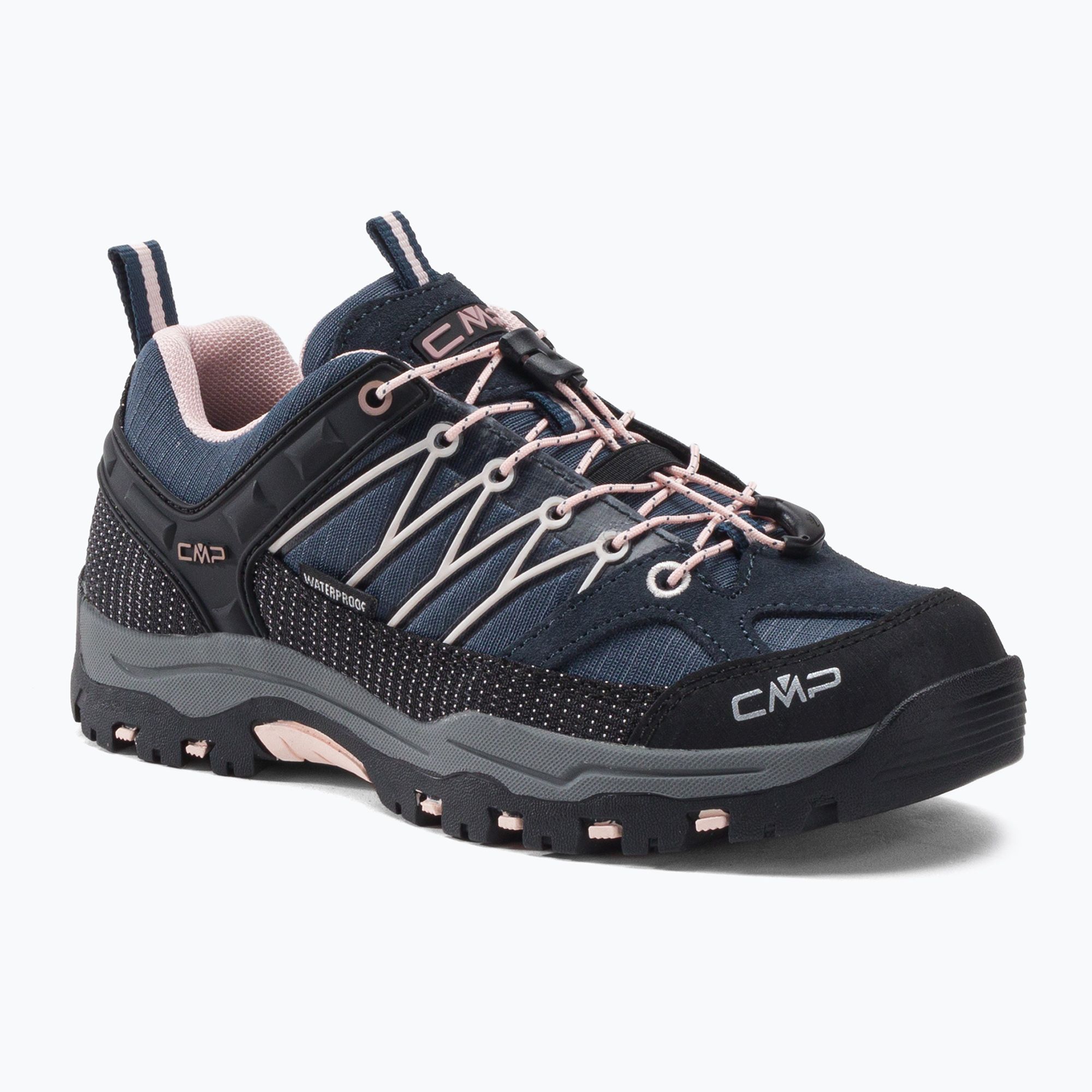 Buty trekkingowe dziecięce CMP Rigel Low Wp asphalt rose 