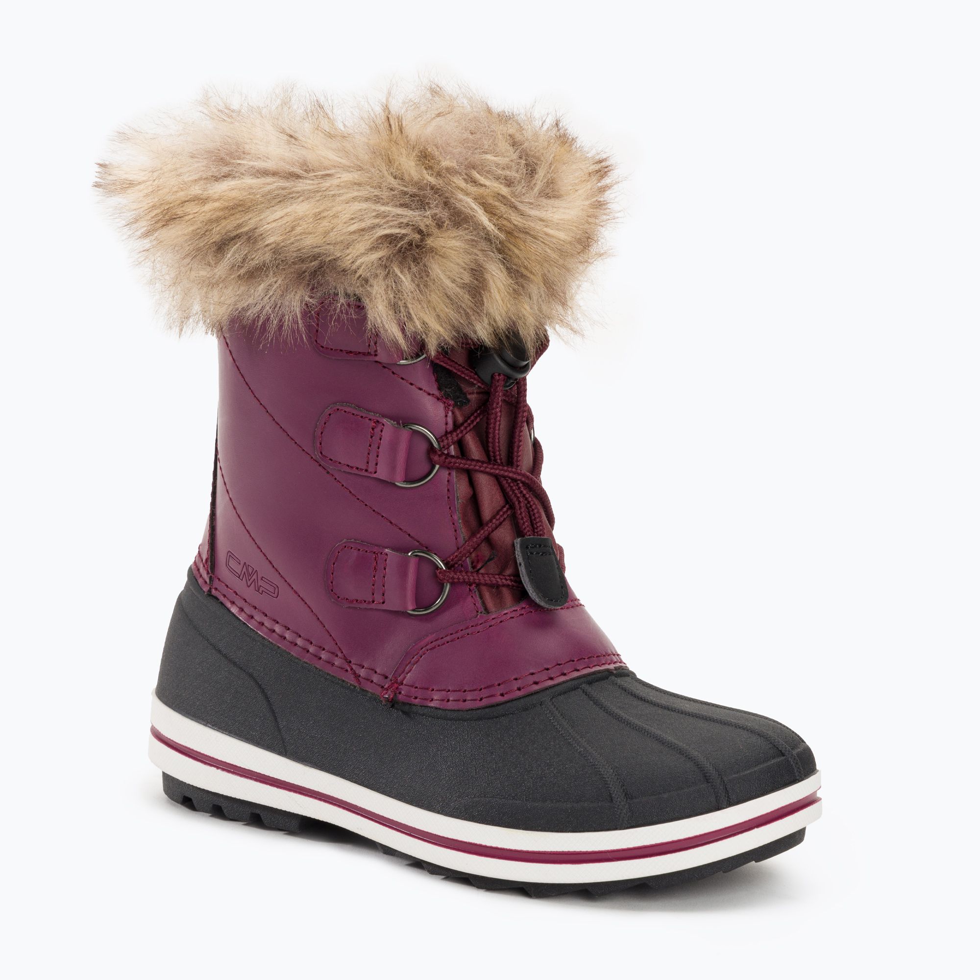Śniegowce dziecięce CMP Anthilian Snowboots Wp burgundy 