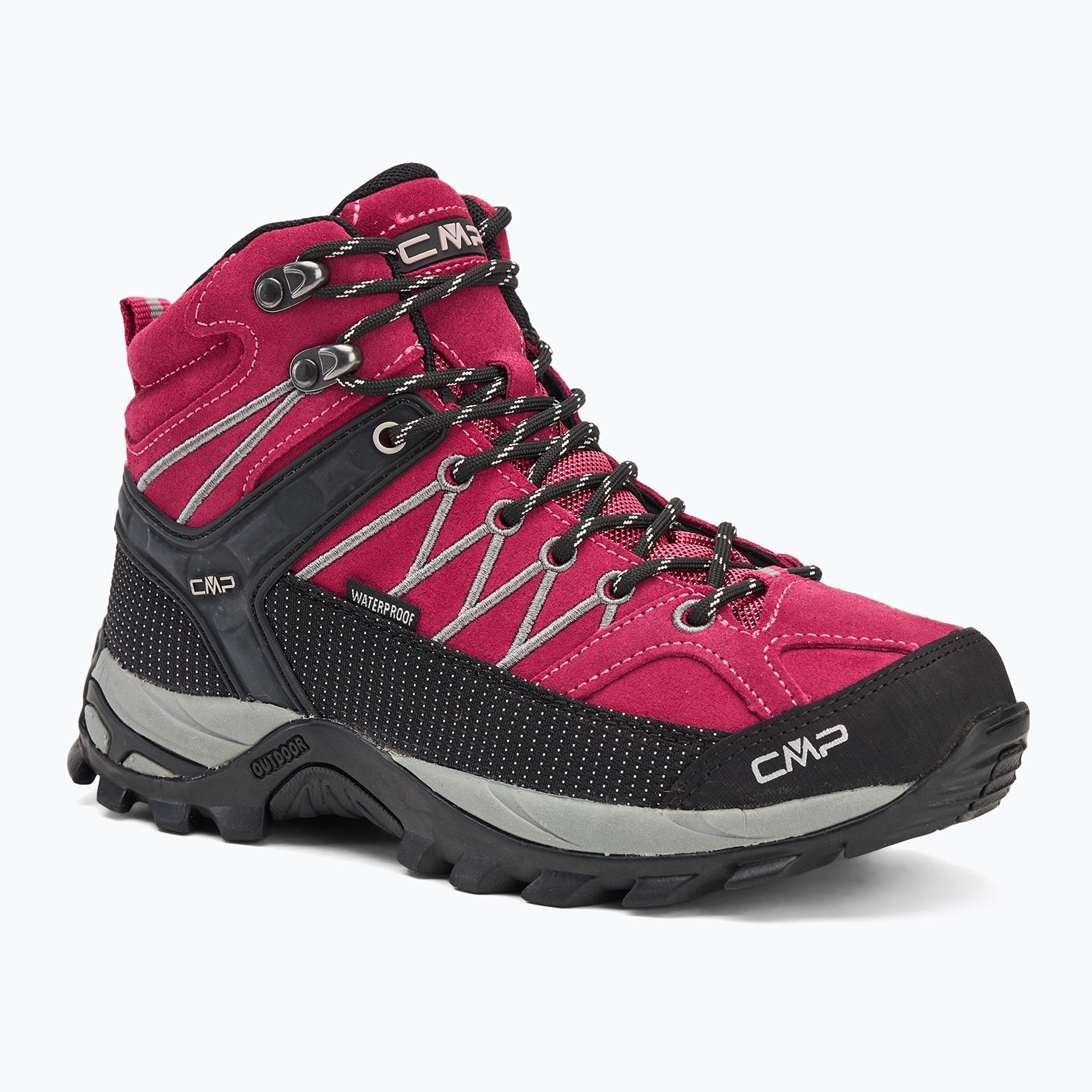Buty trekkingowe damskie CMP Rigel Mid Wp sangria/grey 