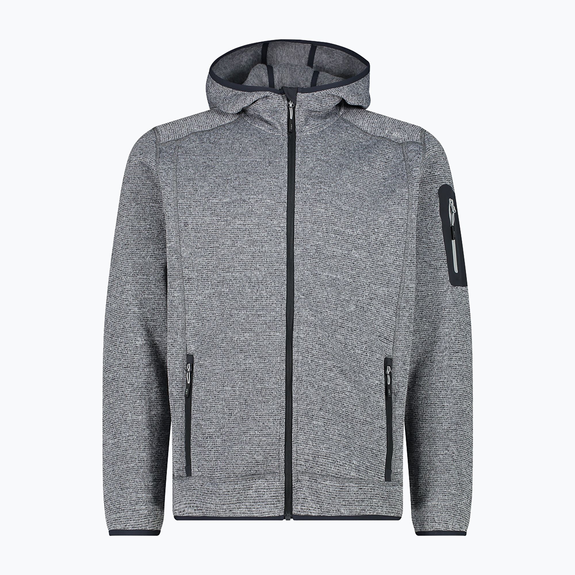 Bluza męska CMP 3H60847N ice/ titanio/ nero 