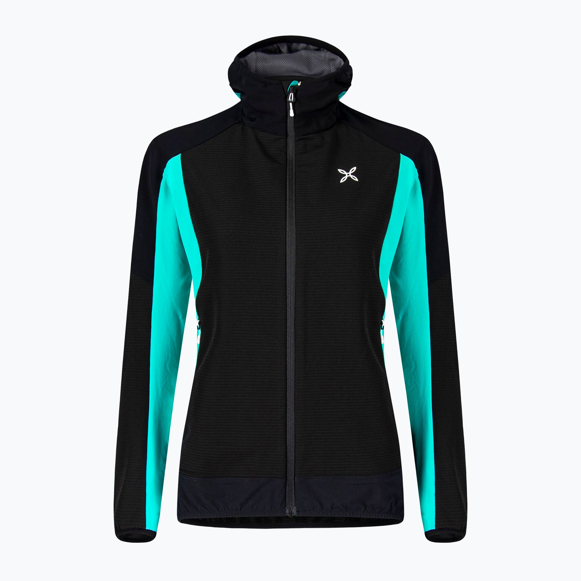 Kurtka przeciwwiatrowa damska Montura Premium Wind Hoody nero/care blue 
