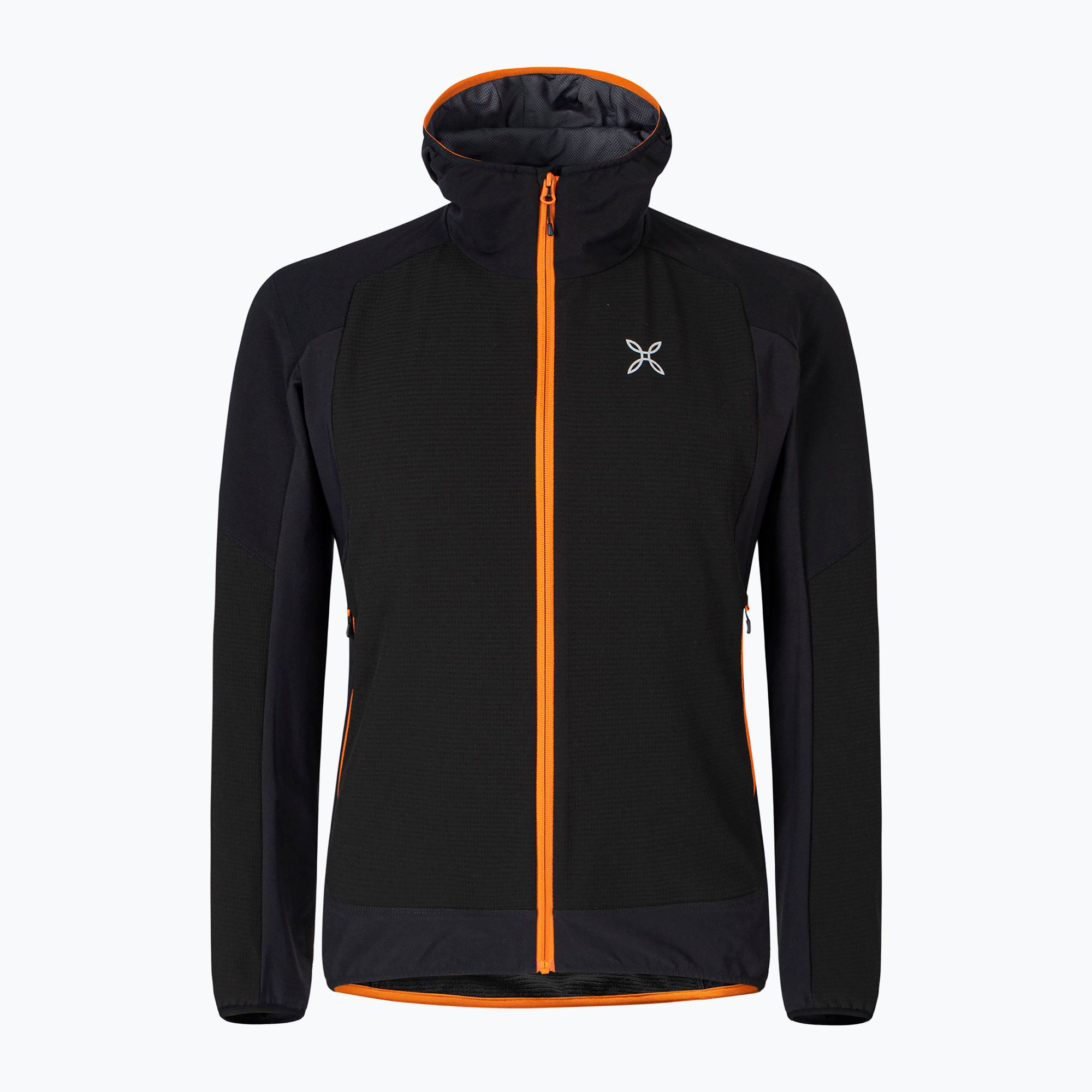 Kurtka męska Montura Premium Wind Hoody nero/mandarino 