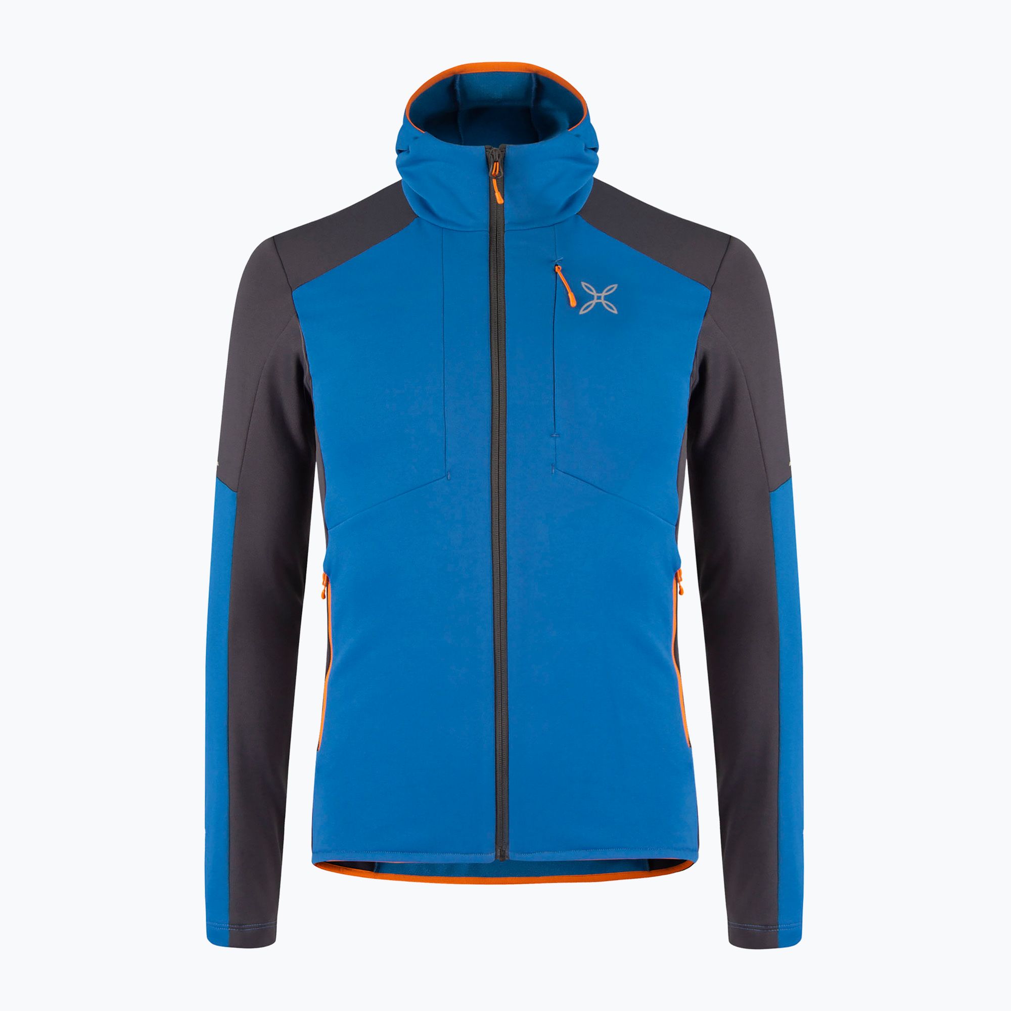 Bluza męska Montura Smooth Maglia deep blue/mandarino 