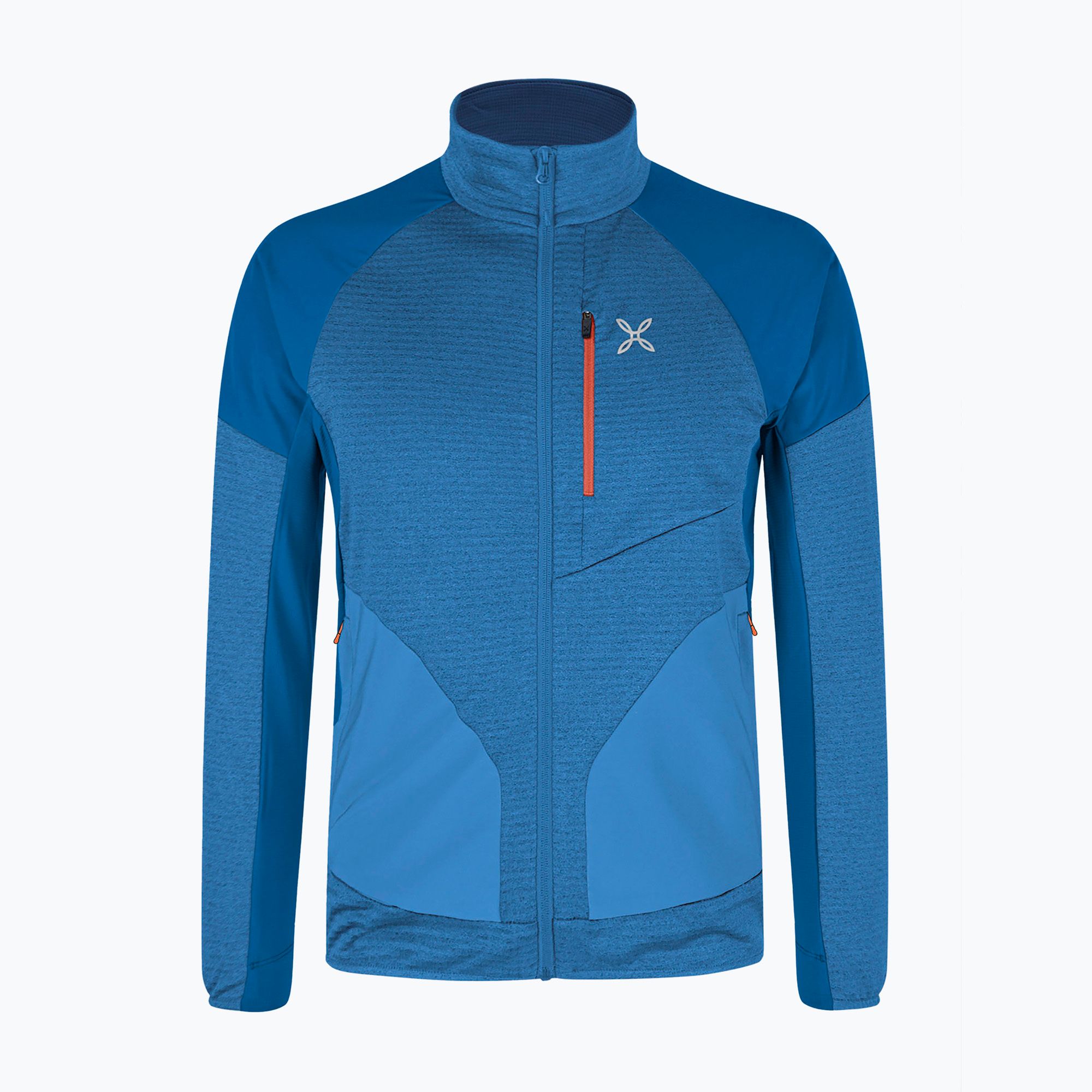 Bluza męska Montura Thermal Grid 2 Maglia deep blue/ orange 