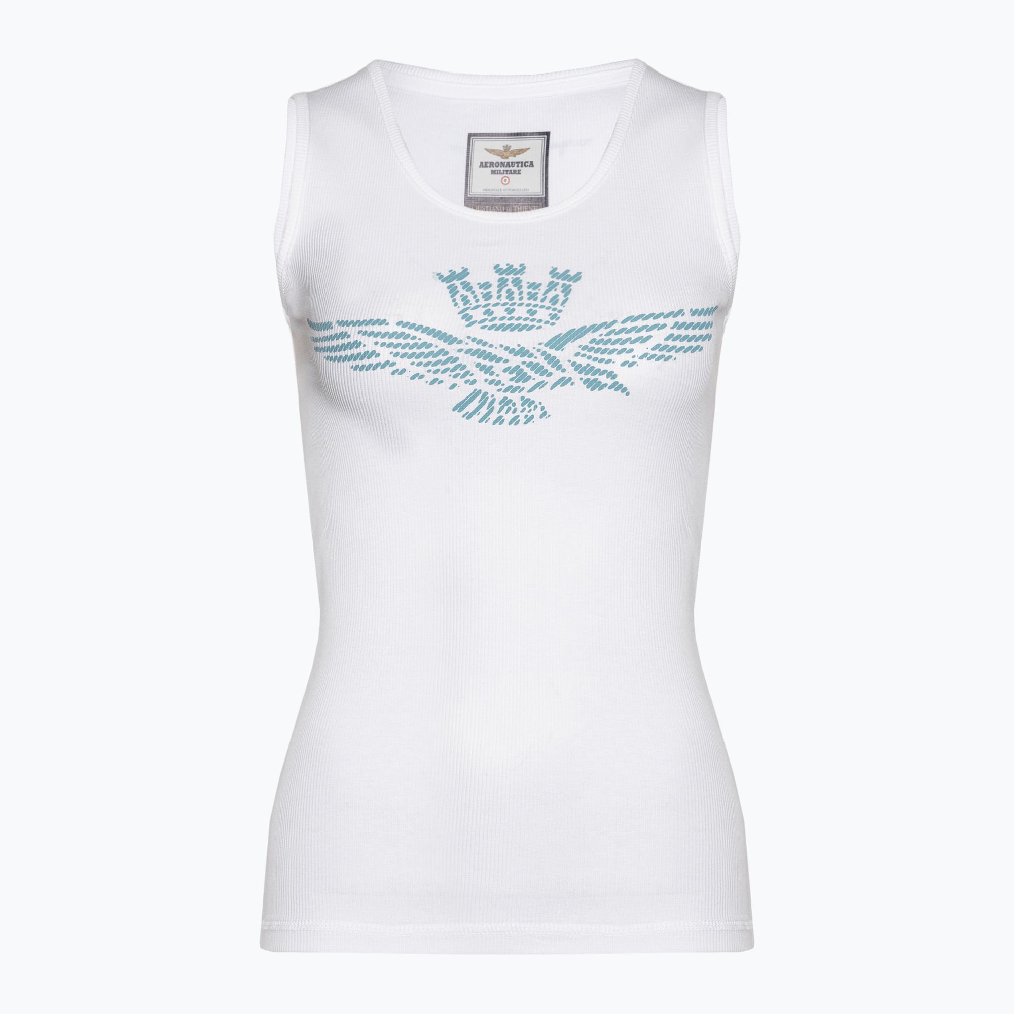 Koszulka damska Aeronautica Militare Sport optical white 