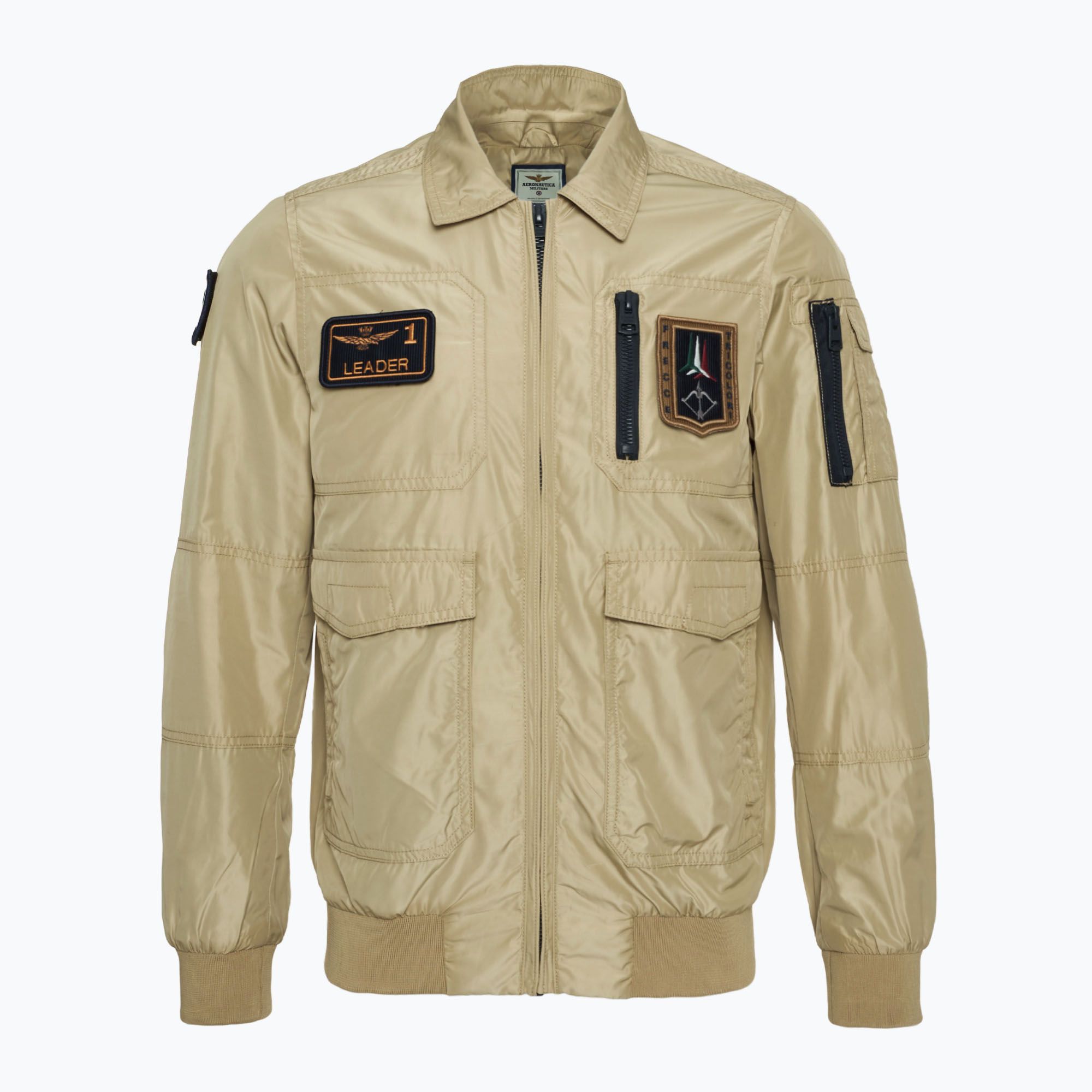 Kurtka męska Aeronautica Militare Heritage antelope beige 