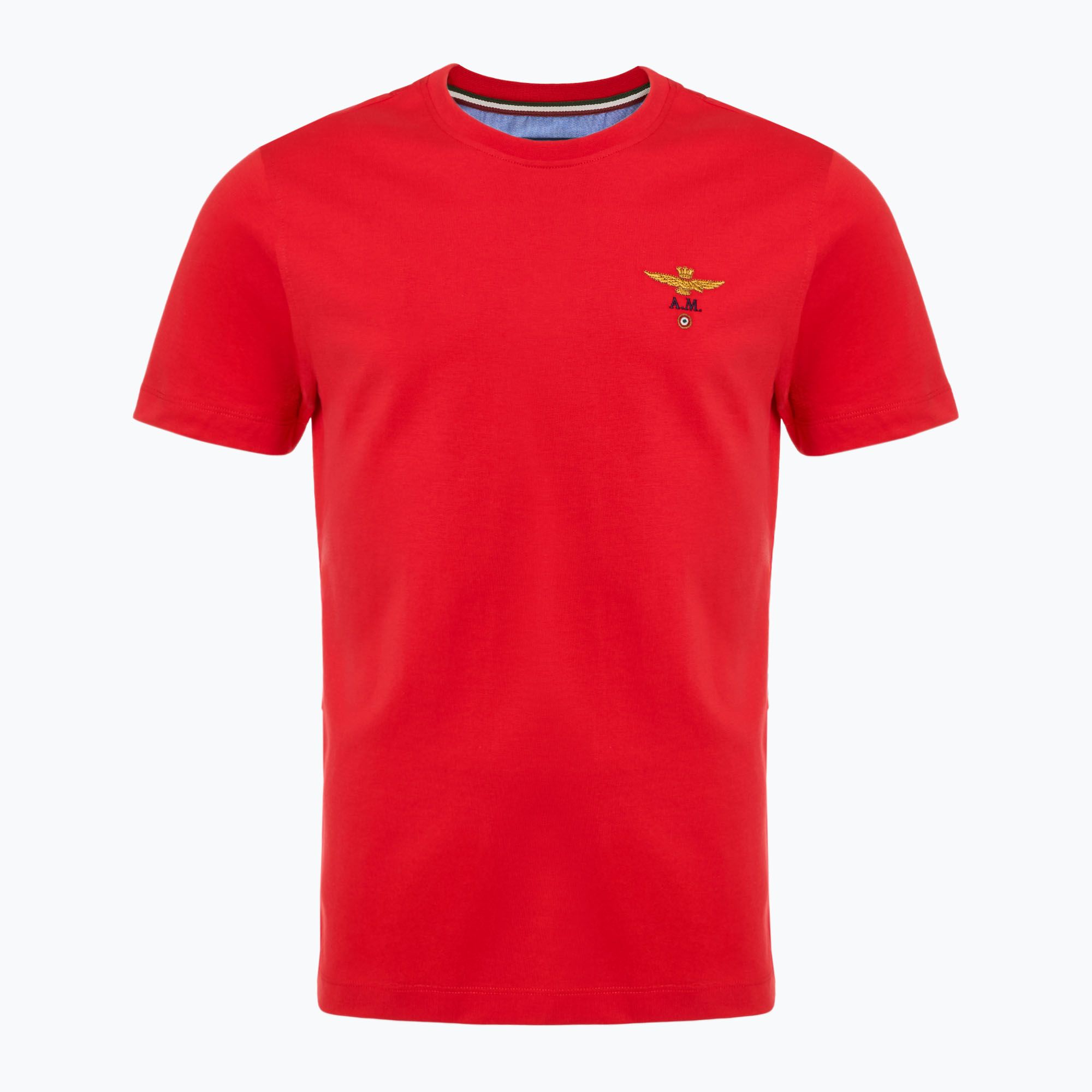 Koszulka męska Aeronautica Militare Essential tengo red 