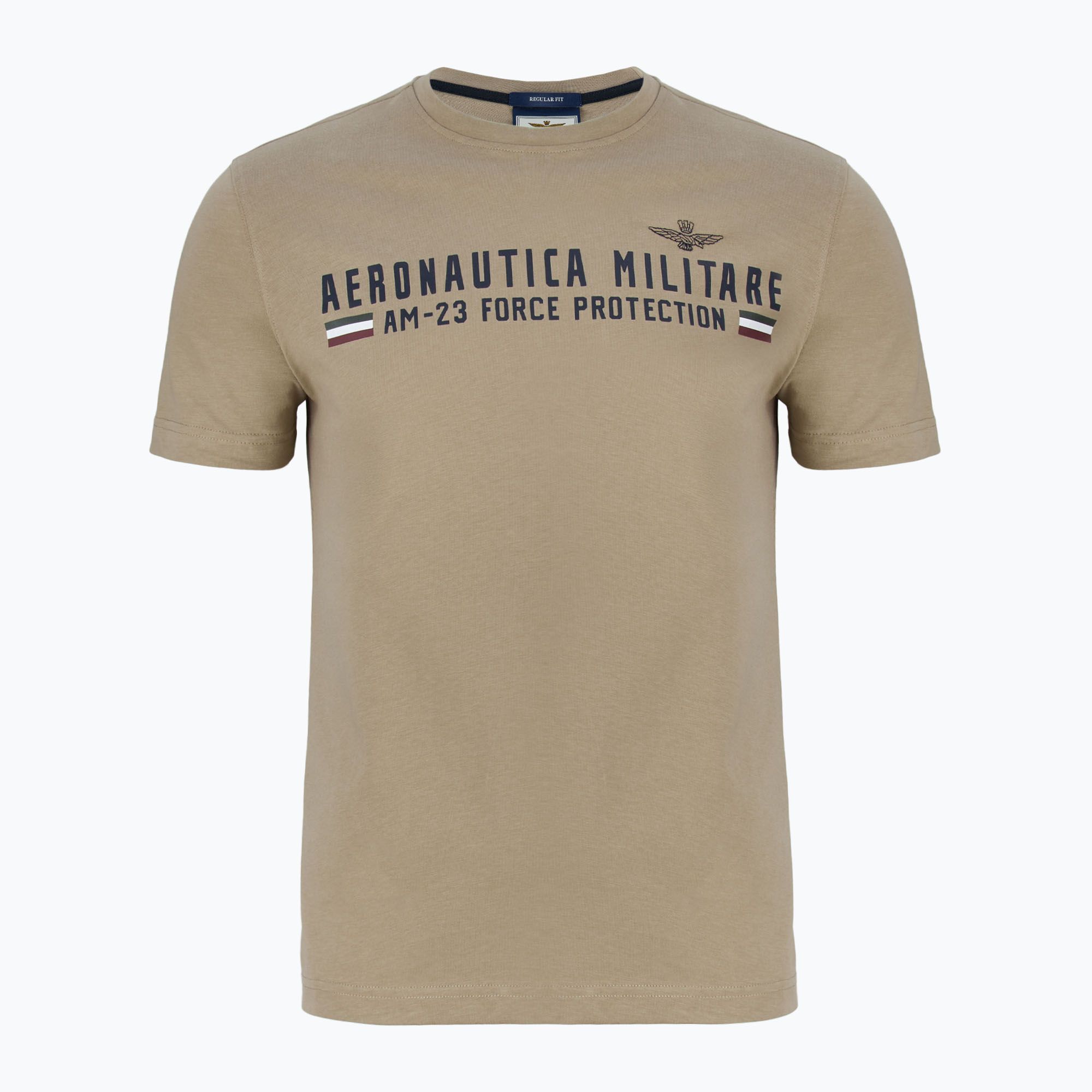 Koszulka męska Aeronautica Militare Heritage dune beige 