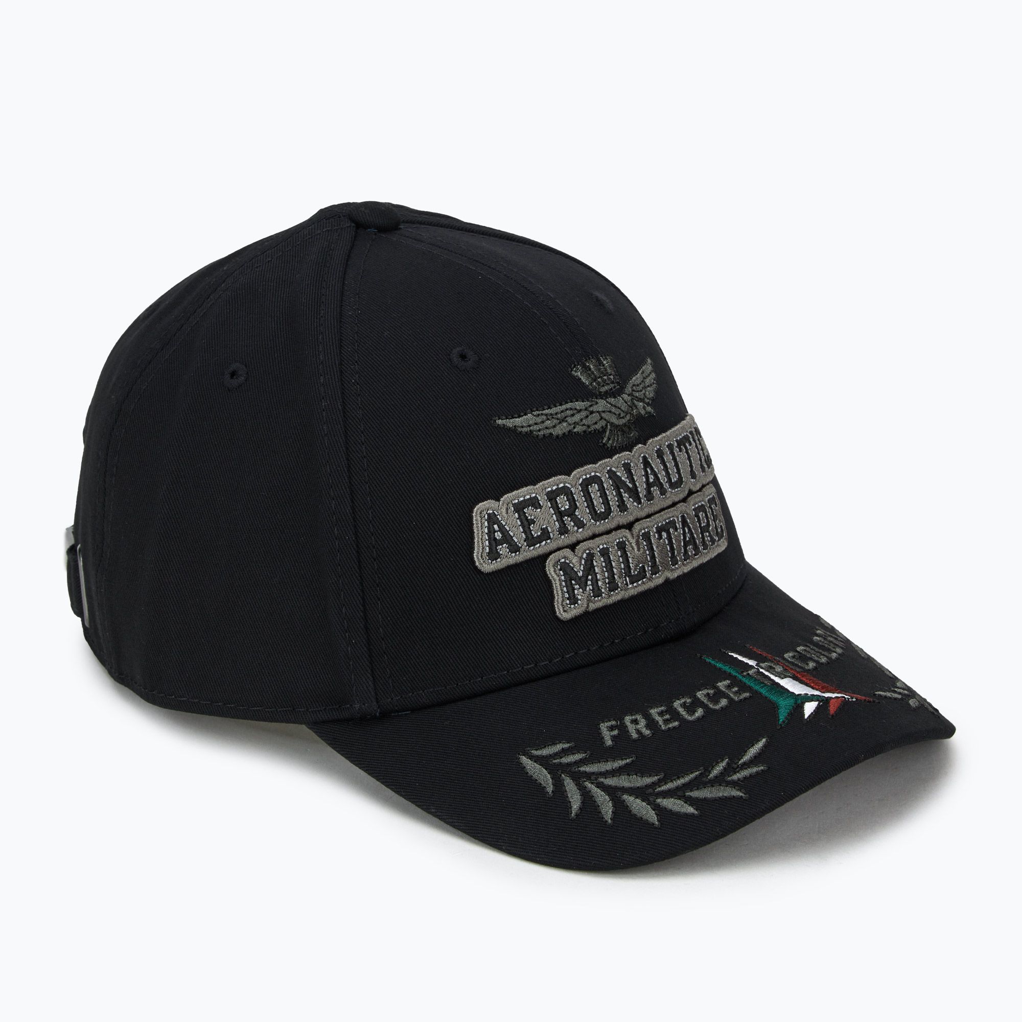 Czapka z daszkiem męska Aeronautica Militare 251HA1104CT2261 jet black 