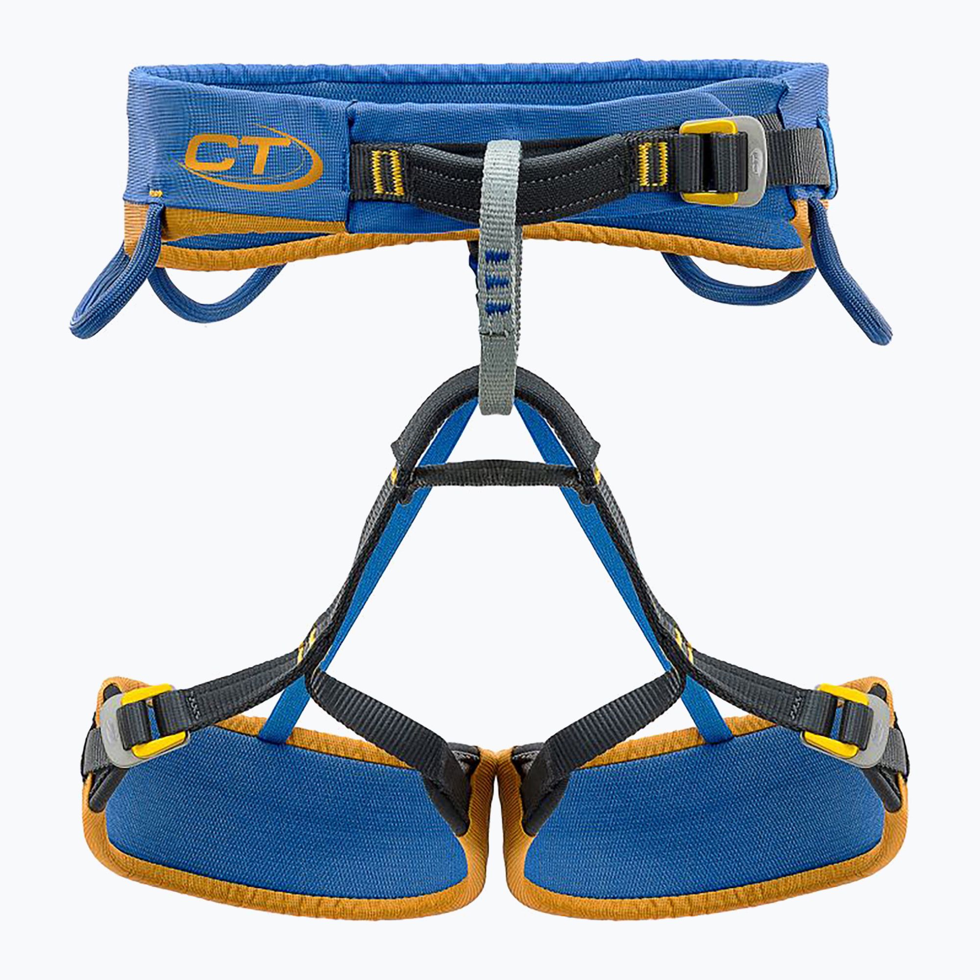 Uprząż wspinaczkowa Climbing Technology Dedalo blue/ocher 