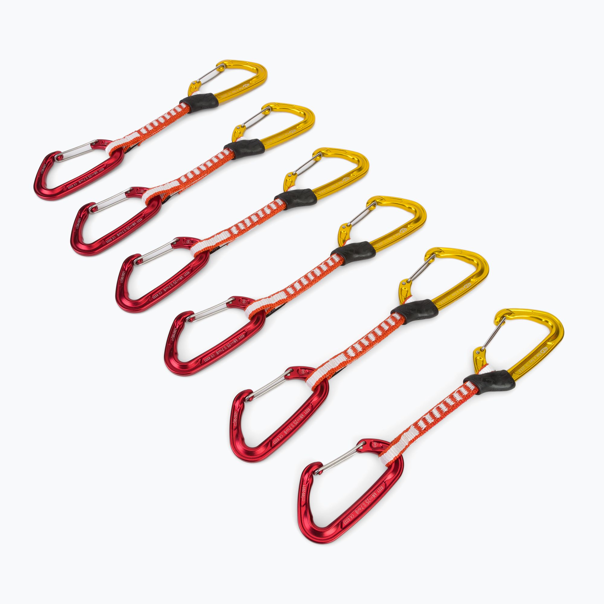 Ekspresy wspinaczkowe Climbing Technology Fly-Weight EVO 6 szt. 12 cm mix colours 