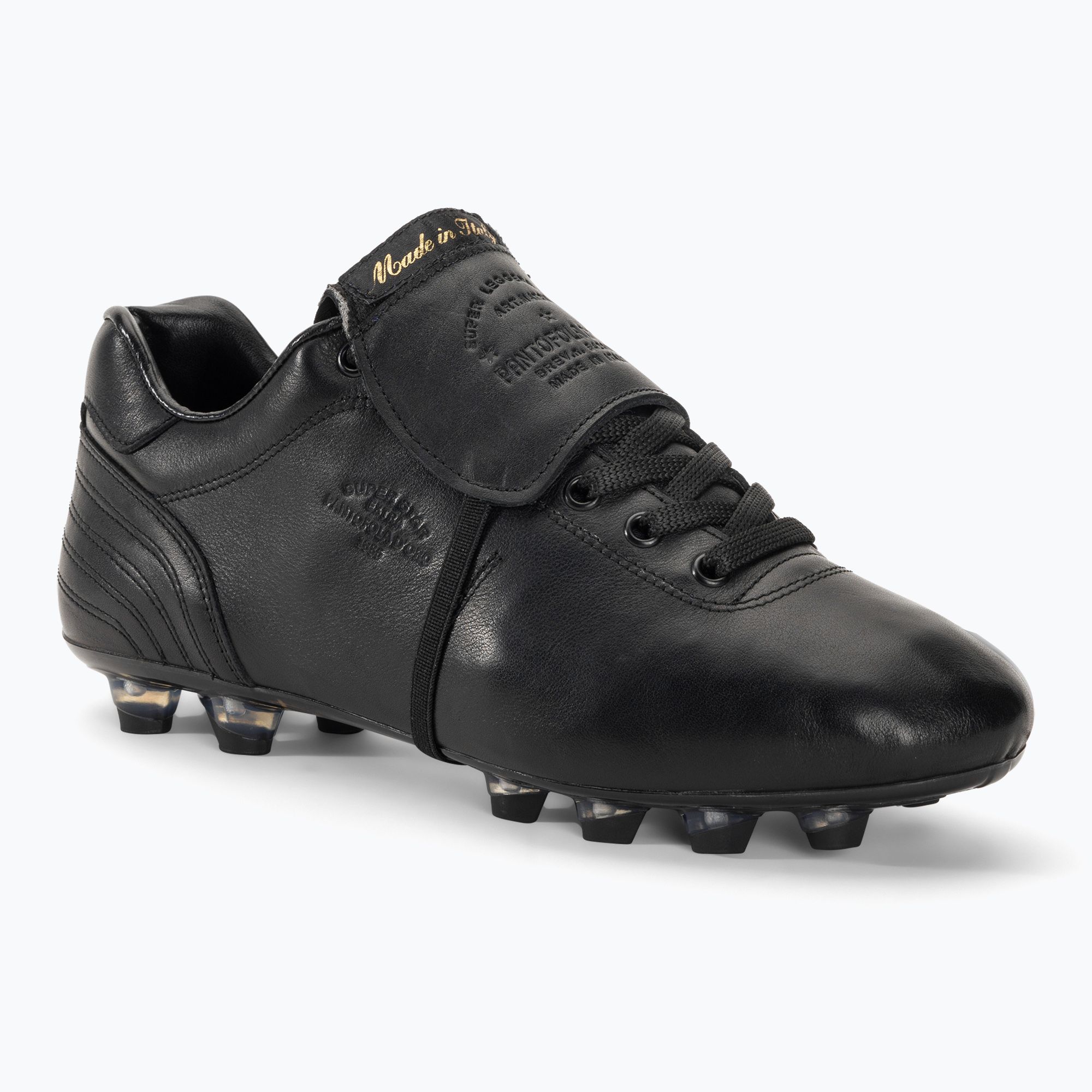 Buty piłkarskie męskie Pantofola d'Oro Lazzarini Tongue nero 