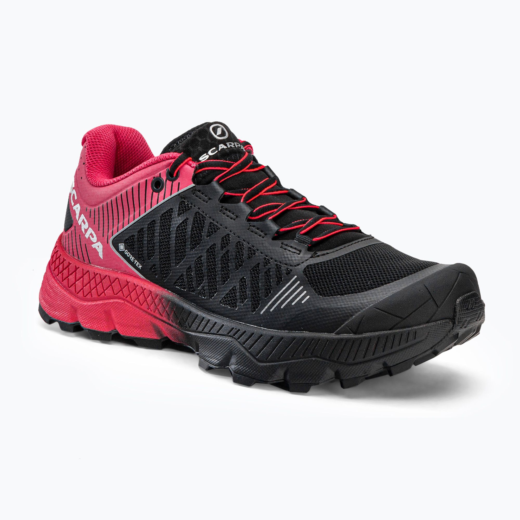 Buty do biegania damskie SCARPA Spin Ultra GTX bright rose fluo/black 