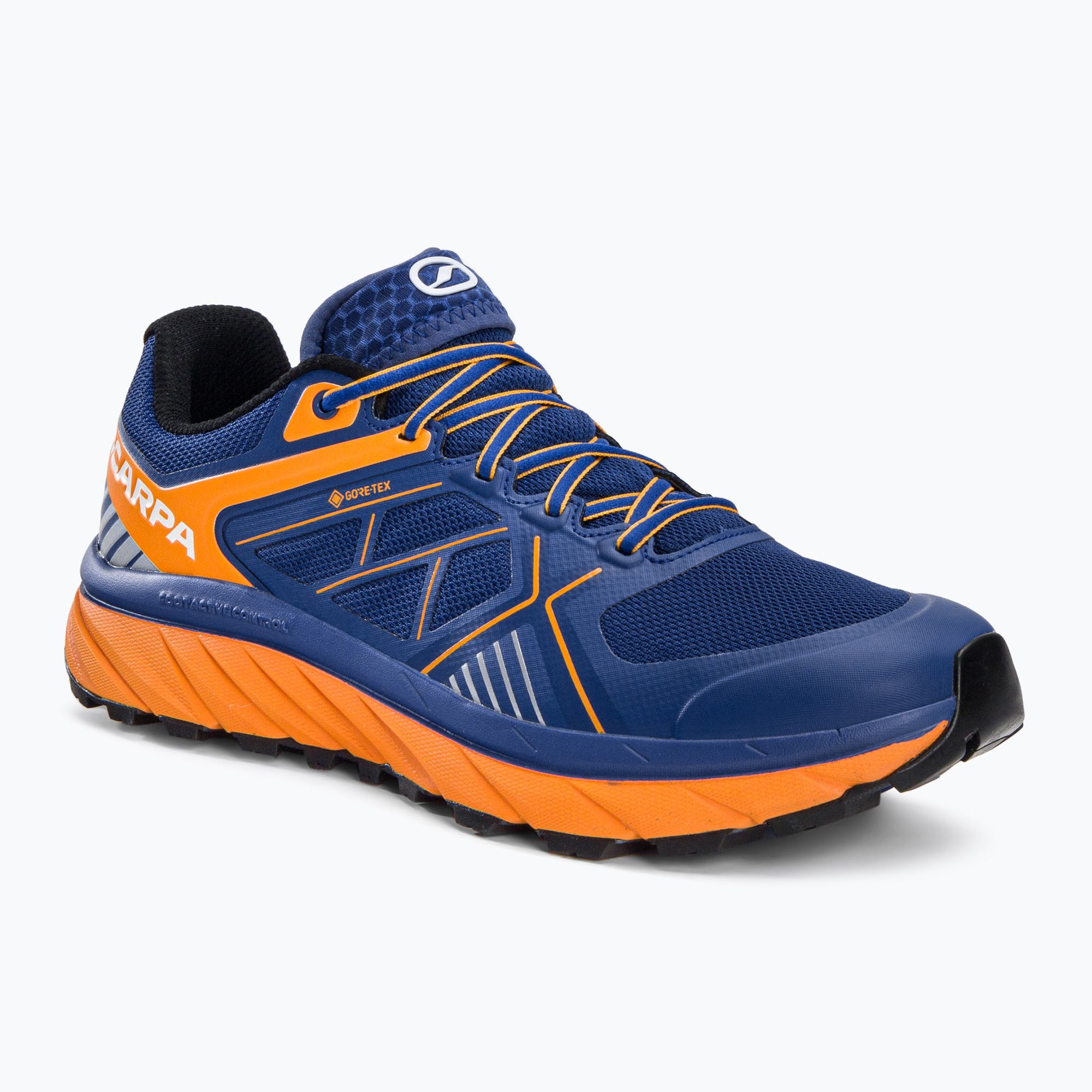 Buty do biegania męskie SCARPA Spin Infinity GTX true blue/orange 