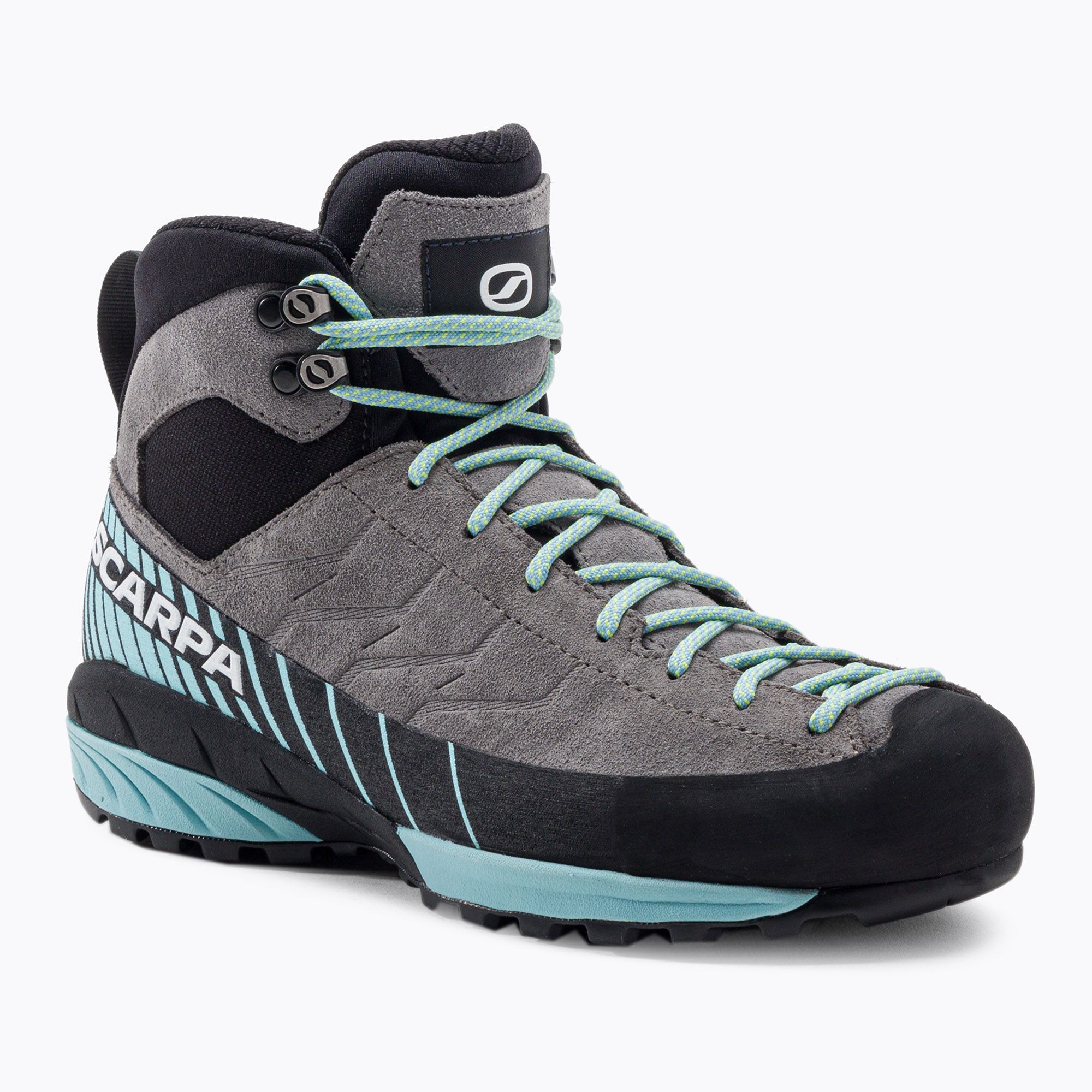 Buty podejściowe damskie SCARPA Mescalito Mid GTX midgray/aqua 