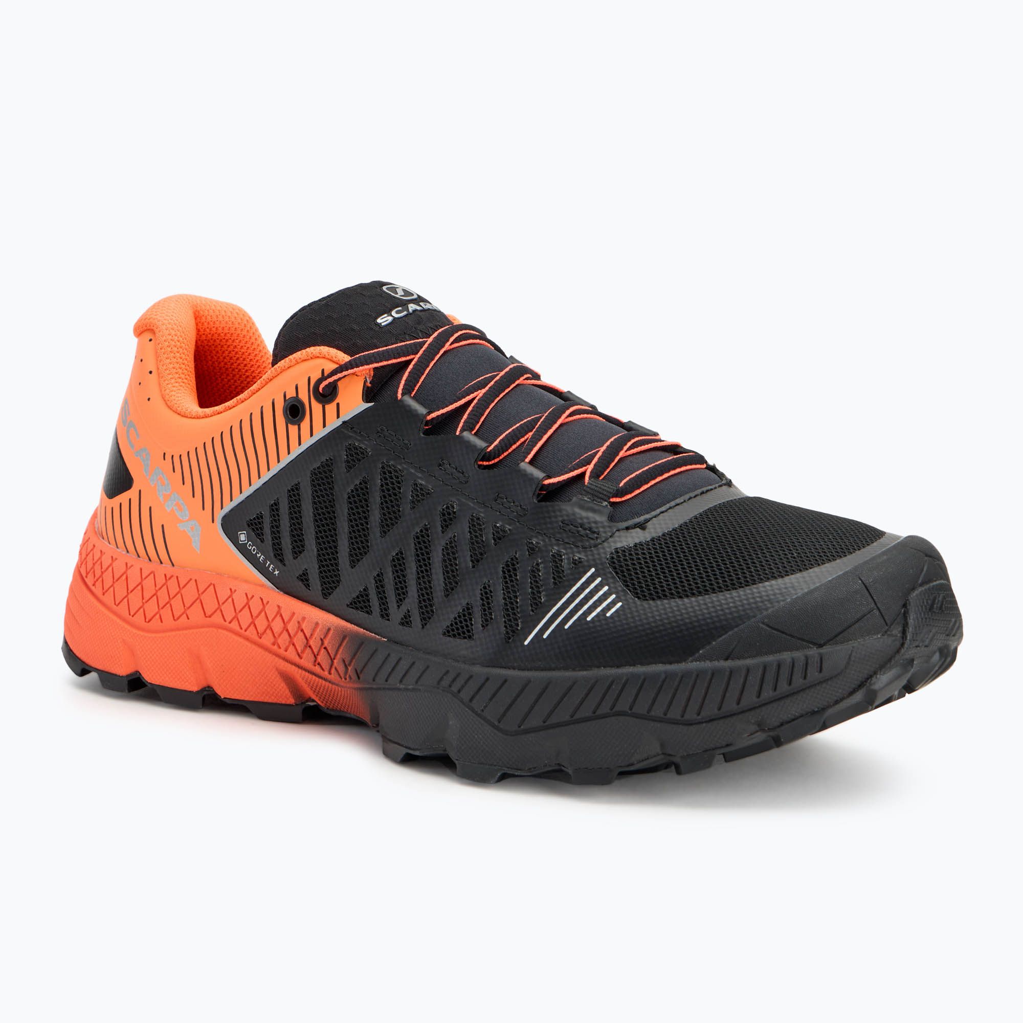 Buty do biegania męskie SCARPA Spin Ultra GTX orange fluo/black 