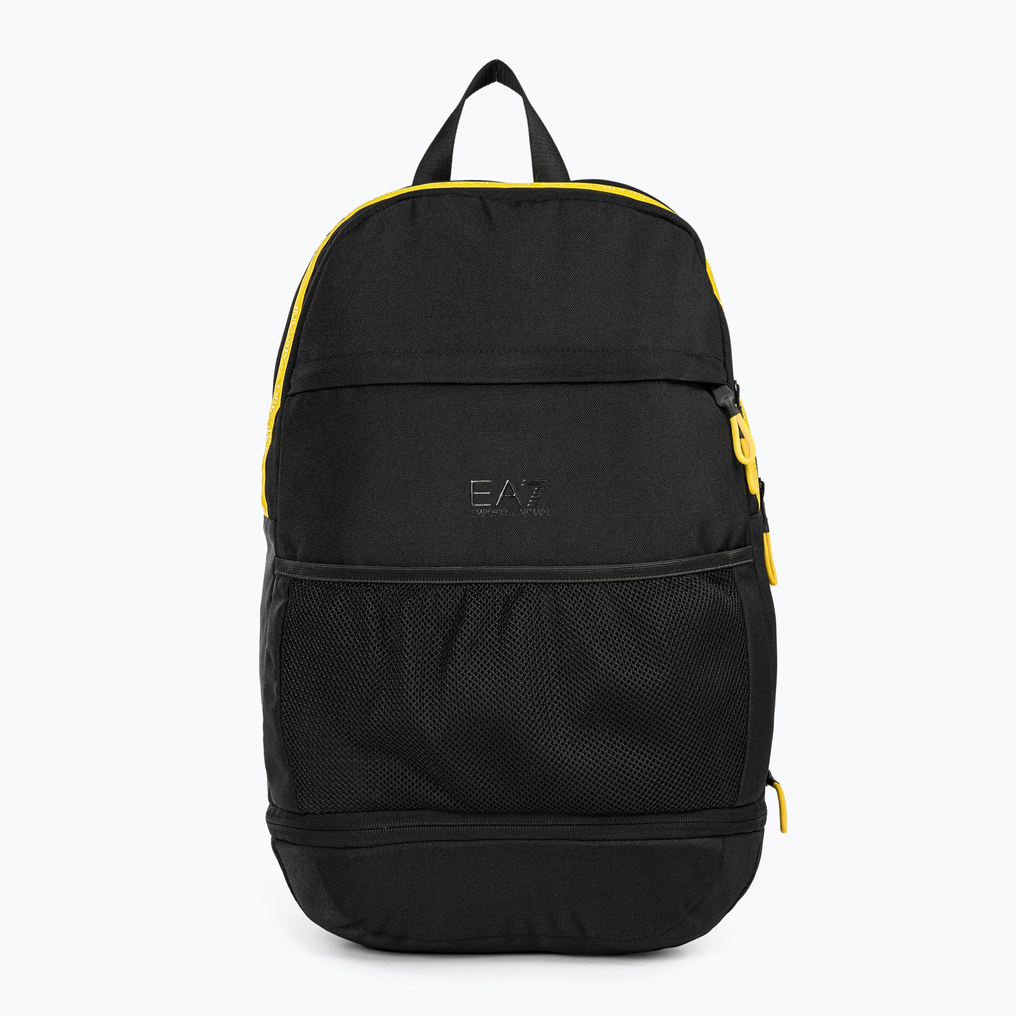 Plecak męski EA7 Emporio Armani Train Logo Tape 25 l black/giallo 