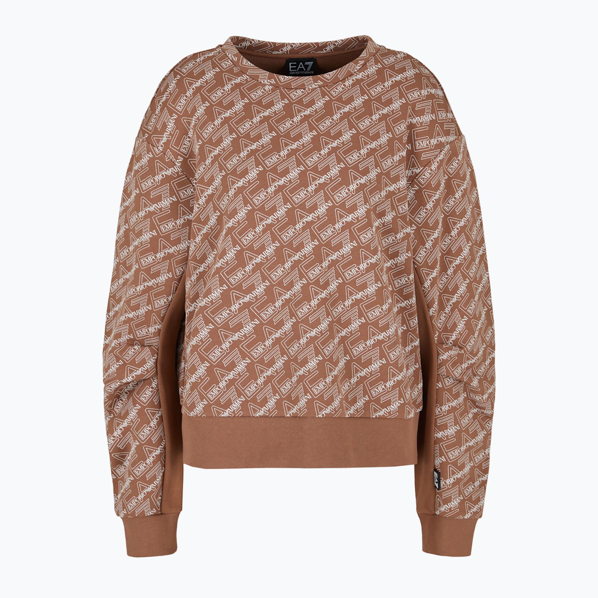 Bluza damska EA7 Emporio Armani Train Graphics Series T-Top tan/logo pristine 