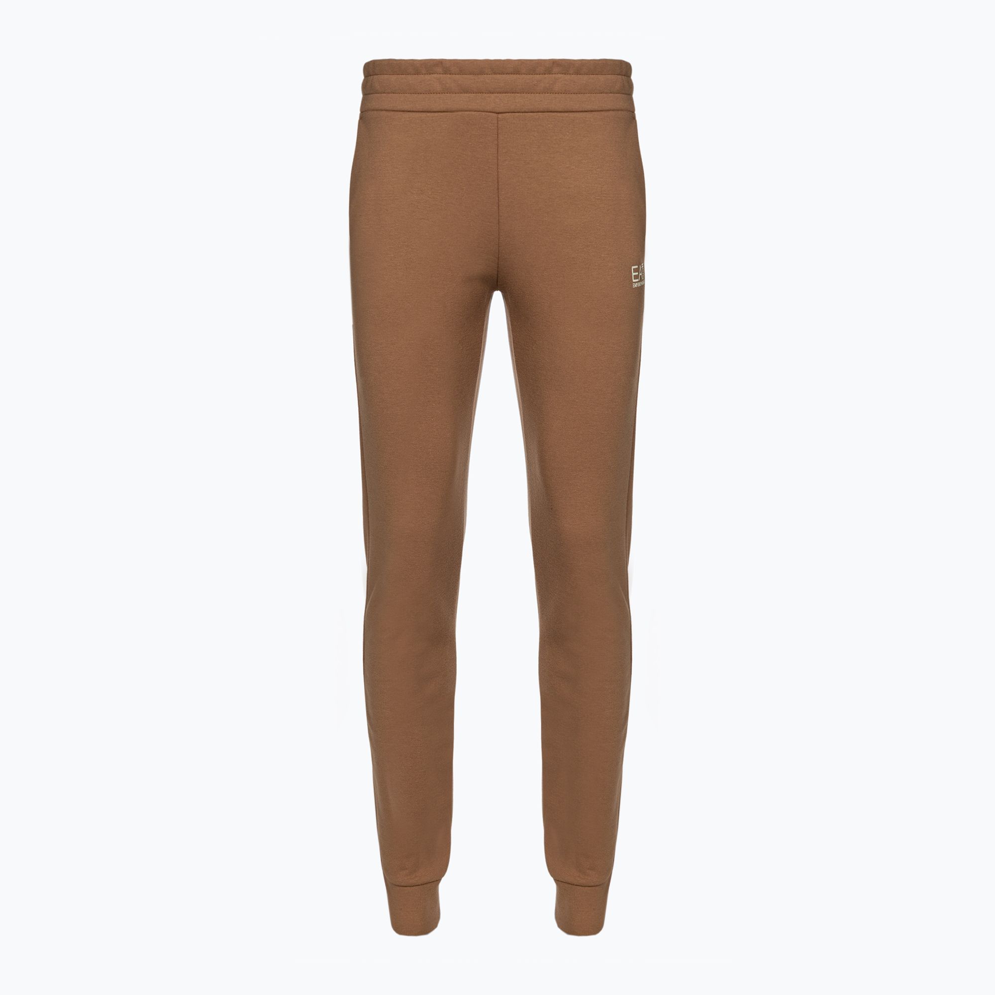 Spodnie damskie EA7 Emporio Armani Train Logo Series Essential tan 