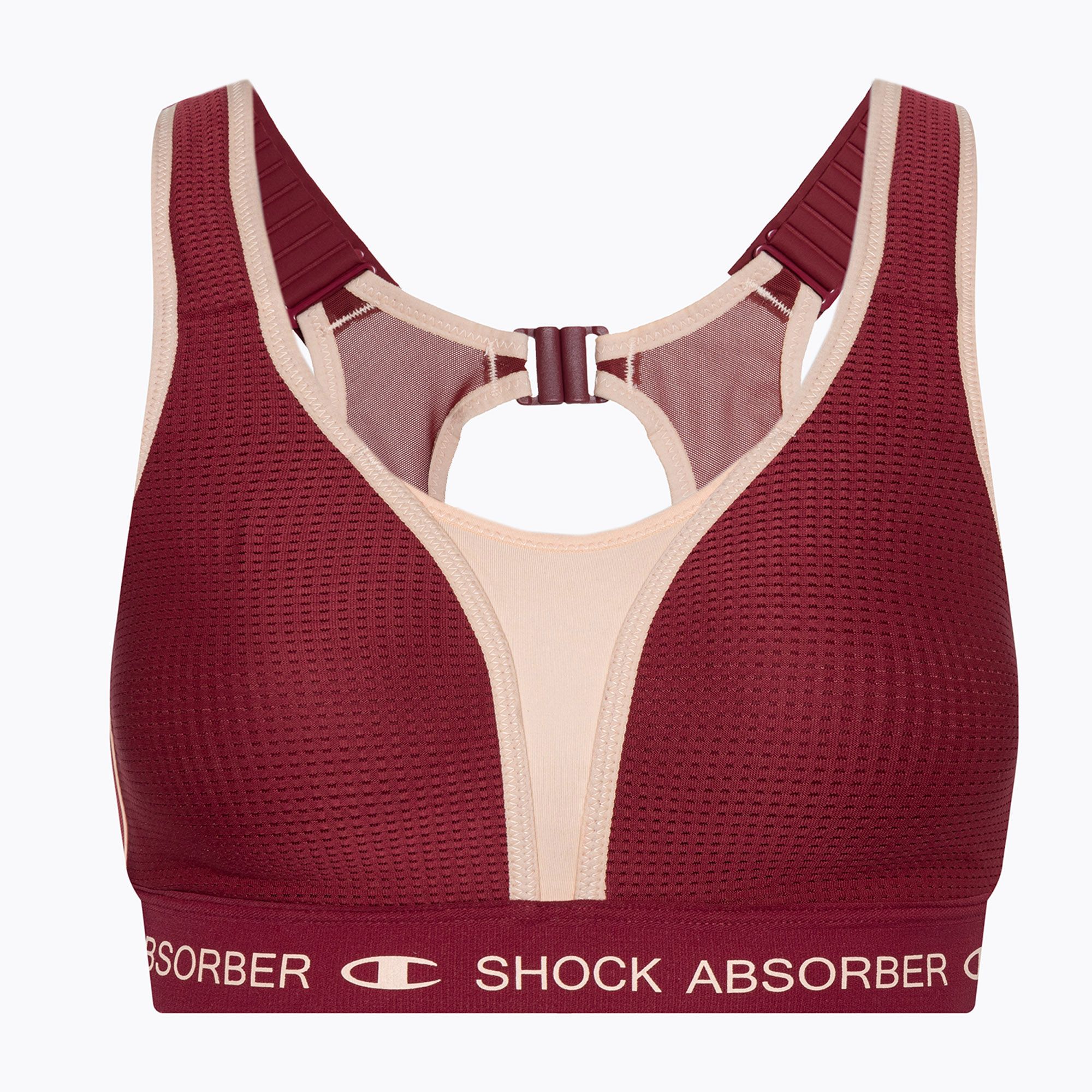 Biustonosz treningowy Shock Absorber Ultimate Run Bra Padded 2024 tibetan red 