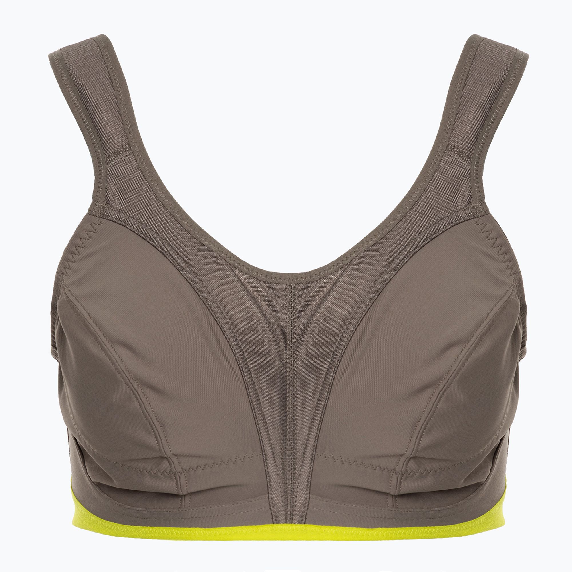 Biustonosz treningowy Shock Absorber Active D+ Classic grey/lemon 