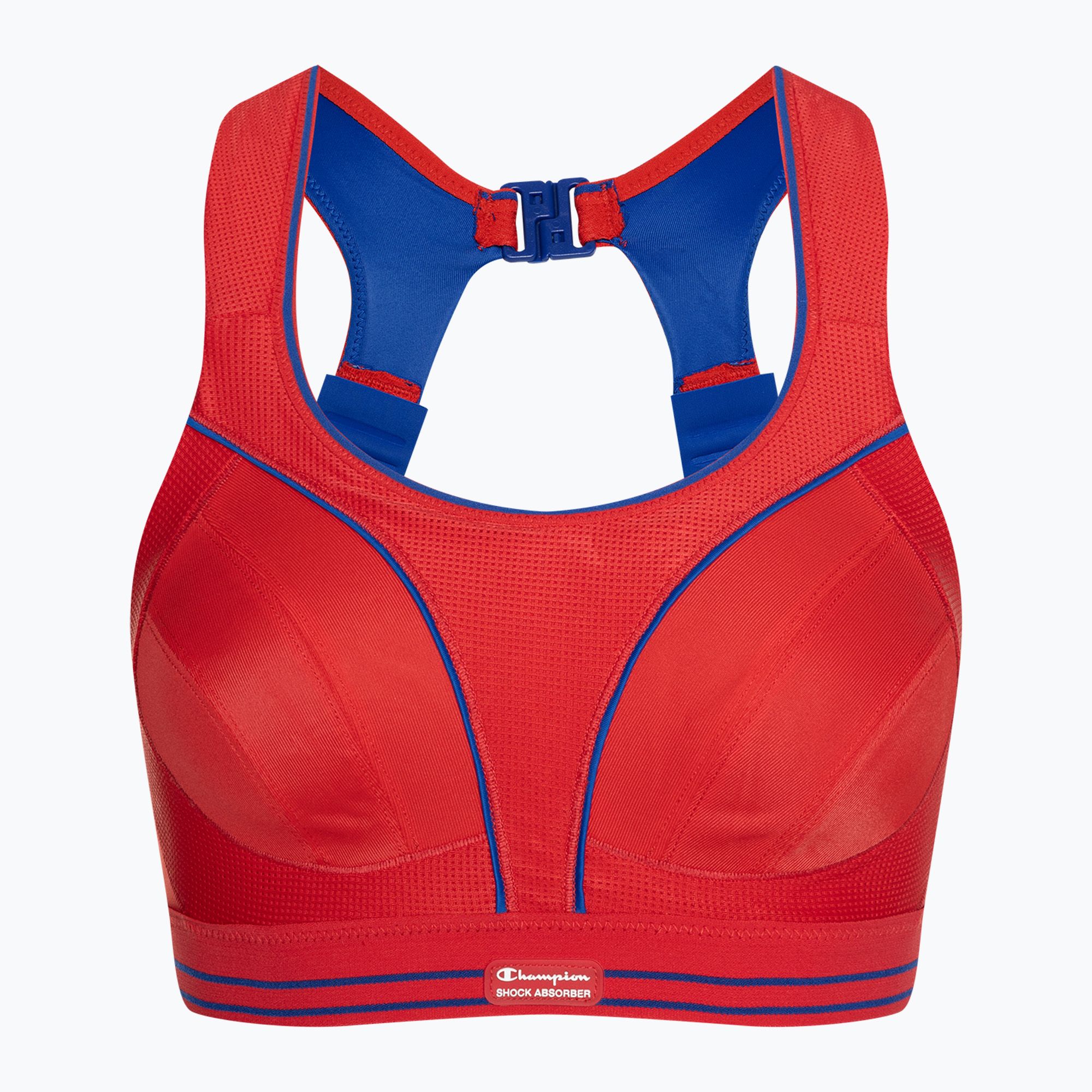 Biustonosz treningowy Shock Absorber Ultimate Run Bra red/blue 