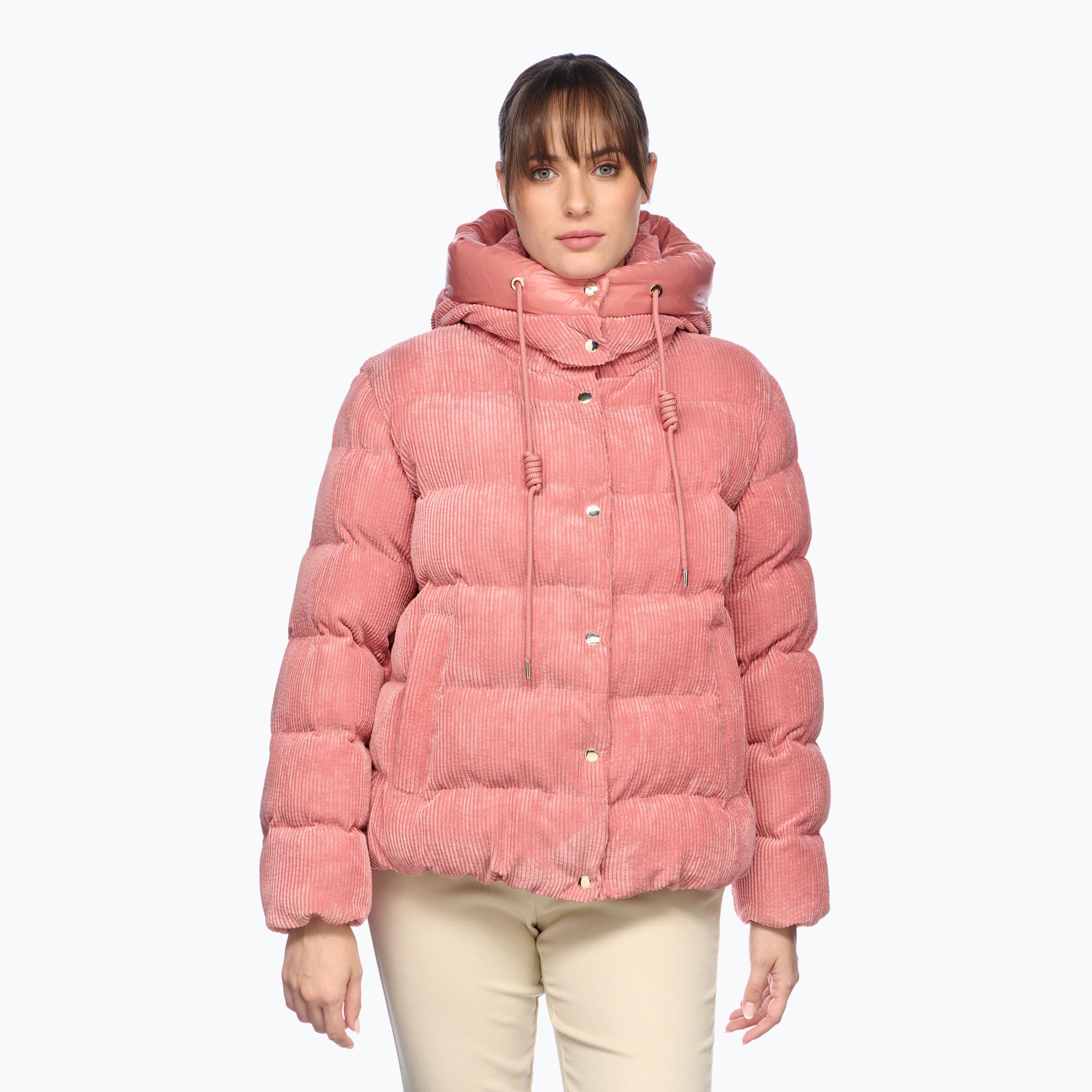 Kurtka ocieplana damska Geox Loisia Parka dusty rose 