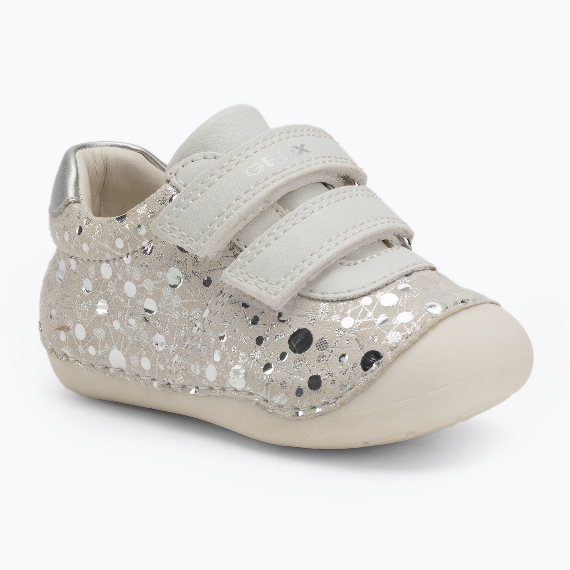 Buty dziecięce Geox Tutim white/silver 