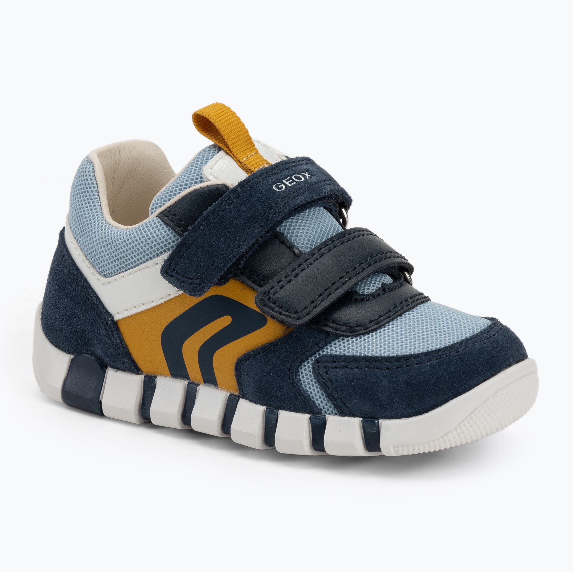 Buty dziecięce Geox Iupidoo navy/ochreyellow 