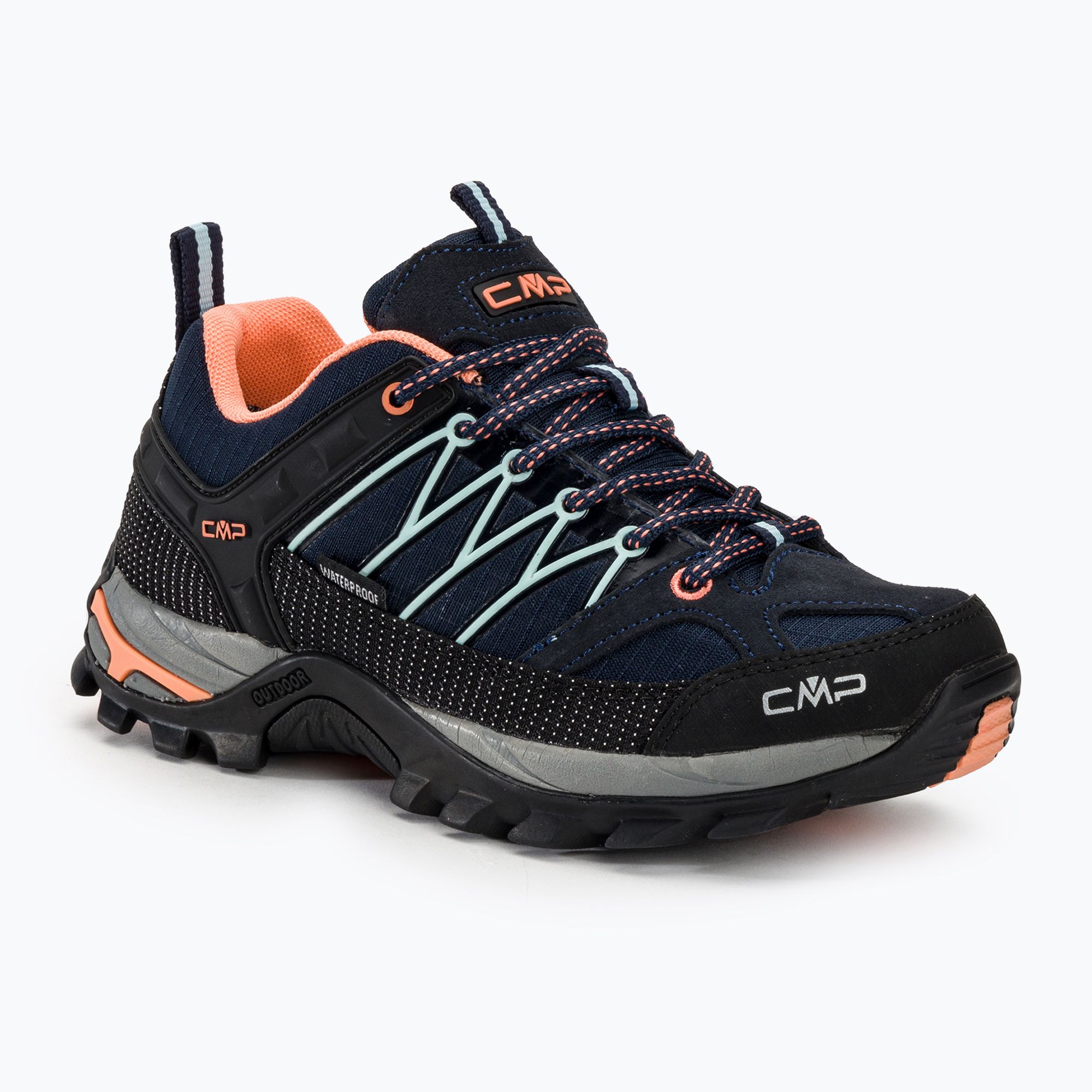 Buty trekkingowe damskie CMP Rigel Low Wp blue/giada/peach 