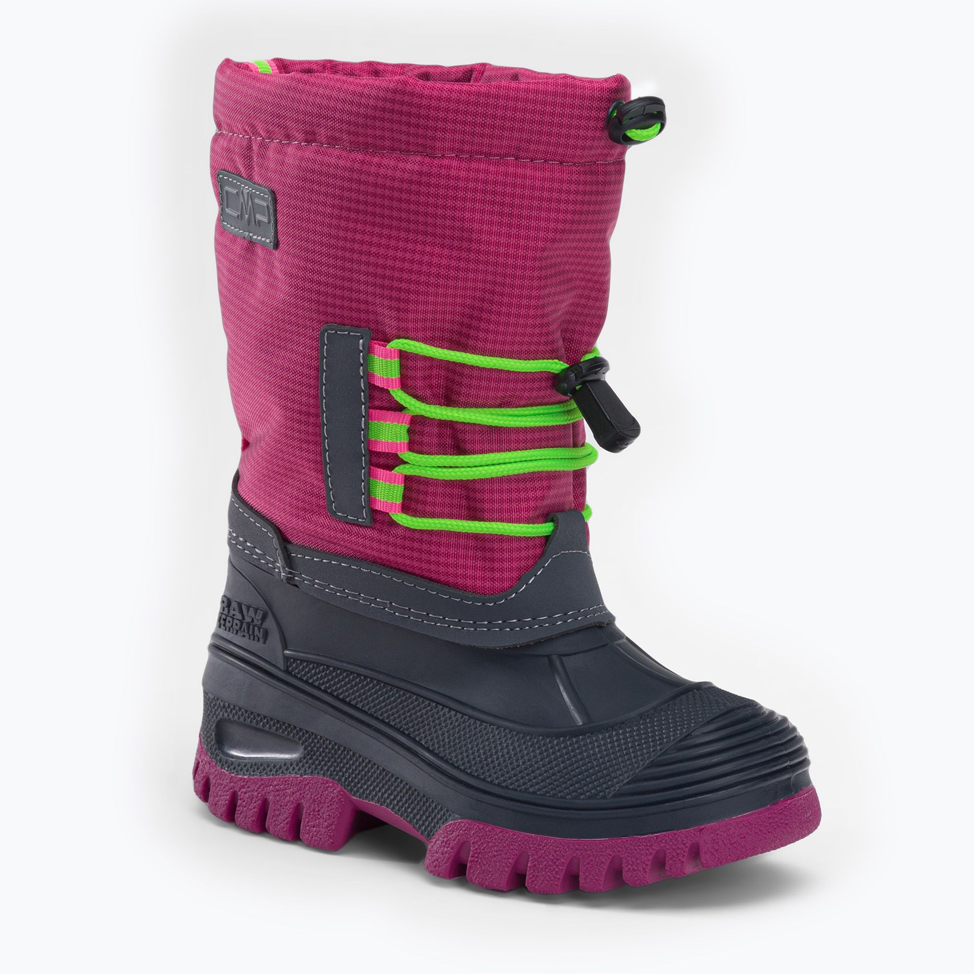 Śniegowce dziecięce CMP Ahto Snowboots Wp pink fluo 