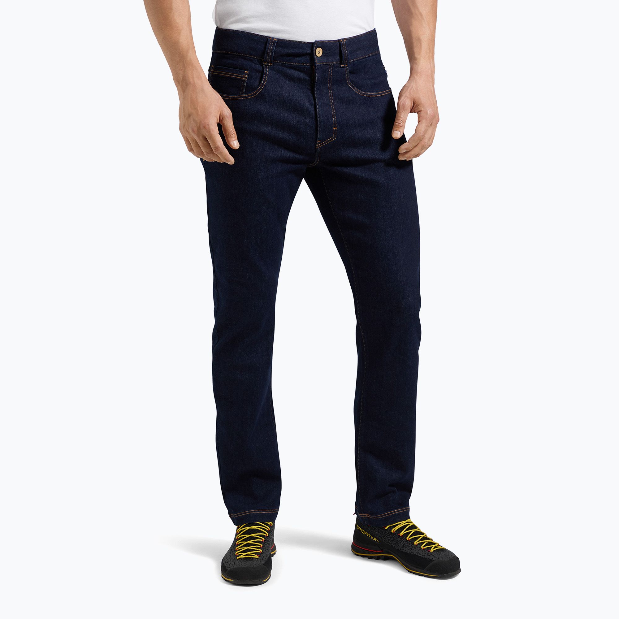 Spodnie wspinaczkowe męskie La Sportiva Eldo Jeans jeans/deep sea 