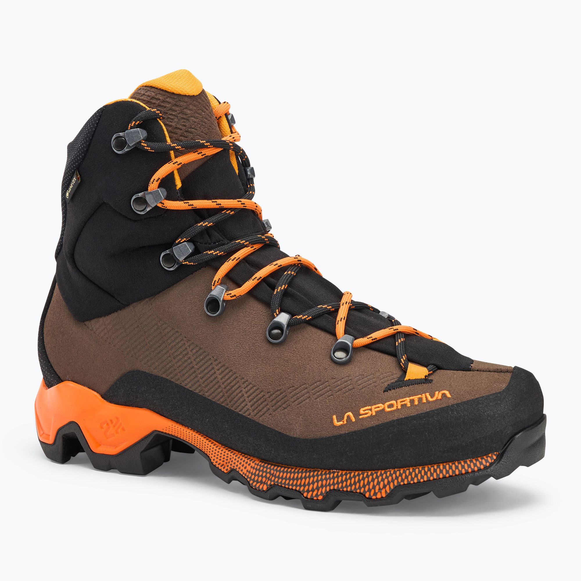 Buty wysokogórskie męskie La Sportiva Aequilibrium Trek GTX chocolate/papaya 