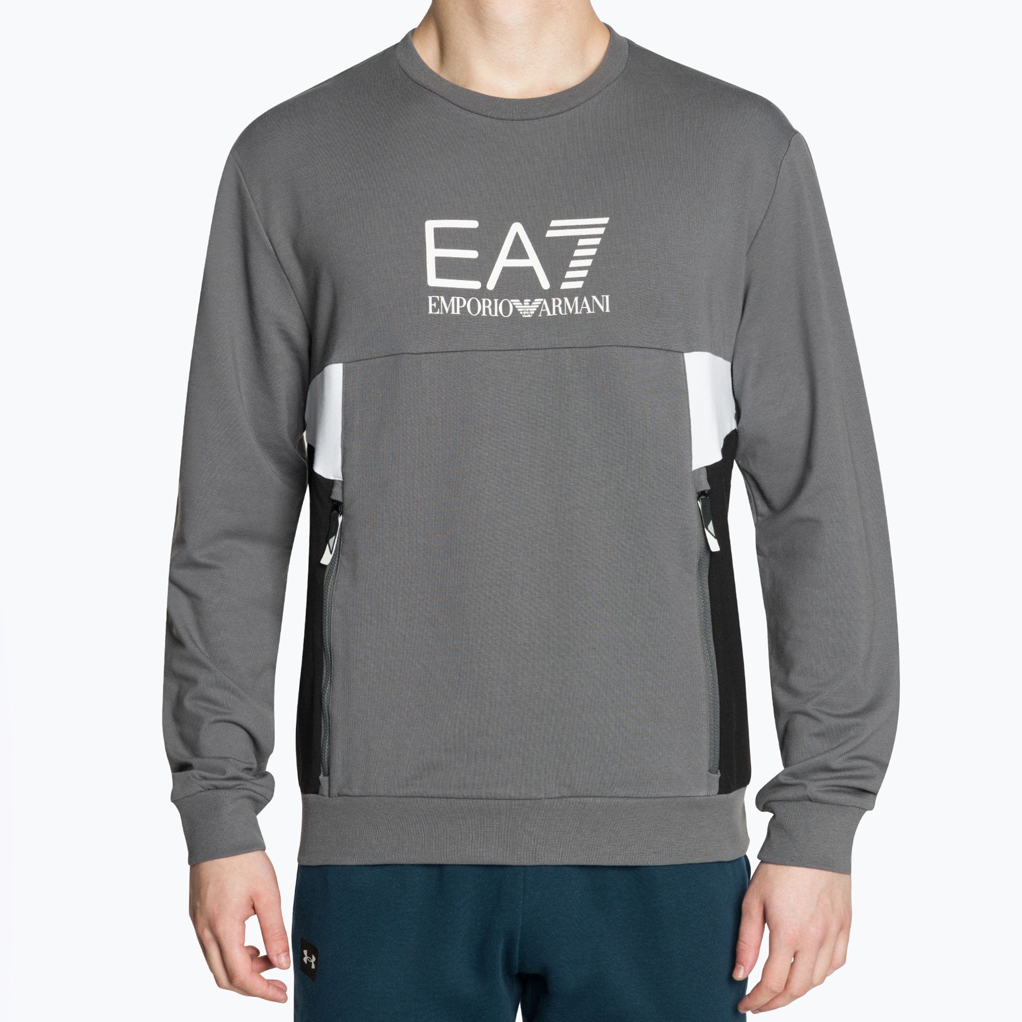 Bluza męska EA7 Emporio Armani Train Summer Block iron gate 