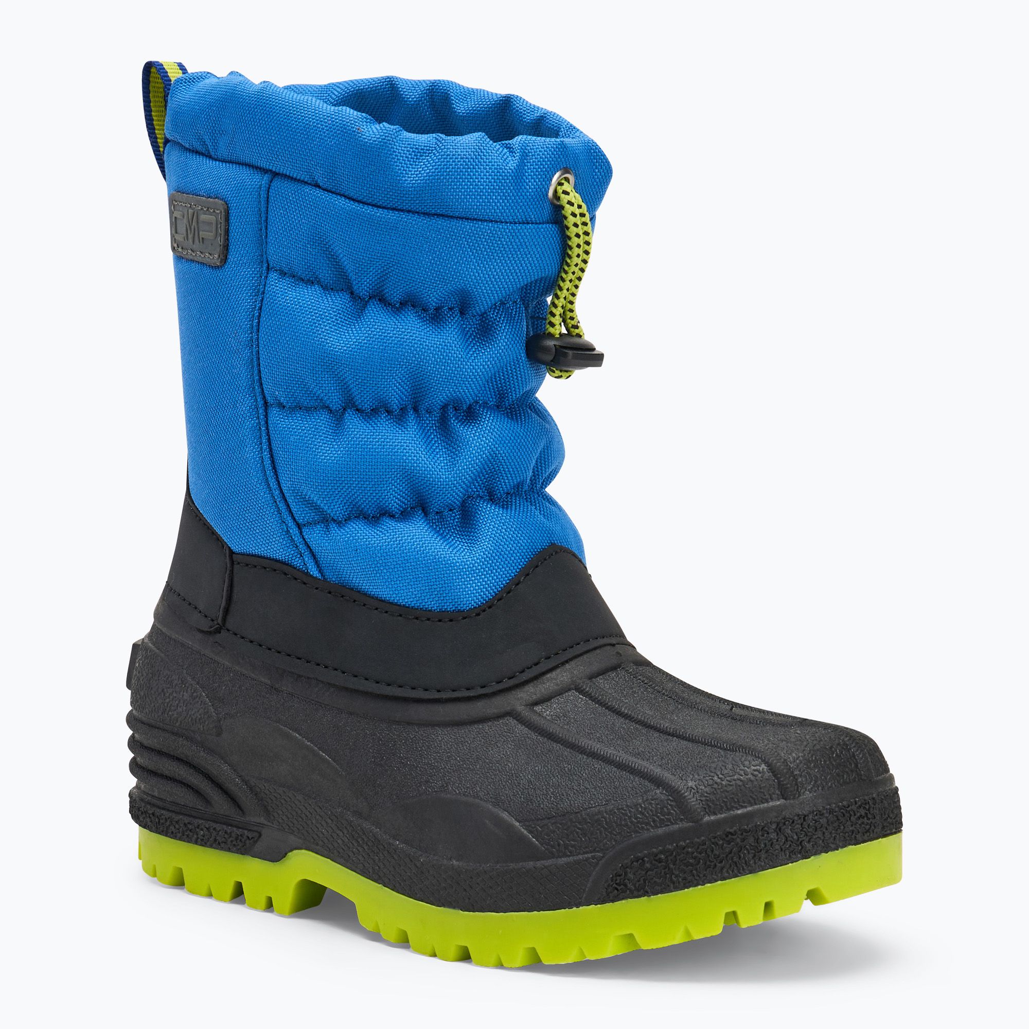 Śniegowce dziecięce CMP Hanki 3.0 Snowboots river/limegreen 