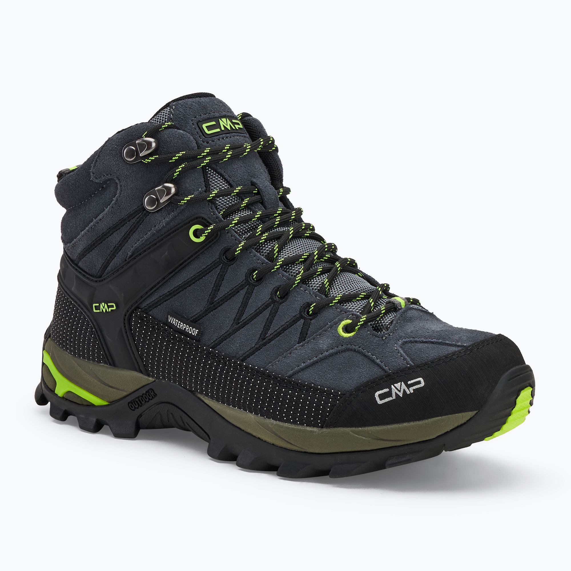 Buty trekkingowe męskie CMP Rigel Mid grey/yellow fluo 