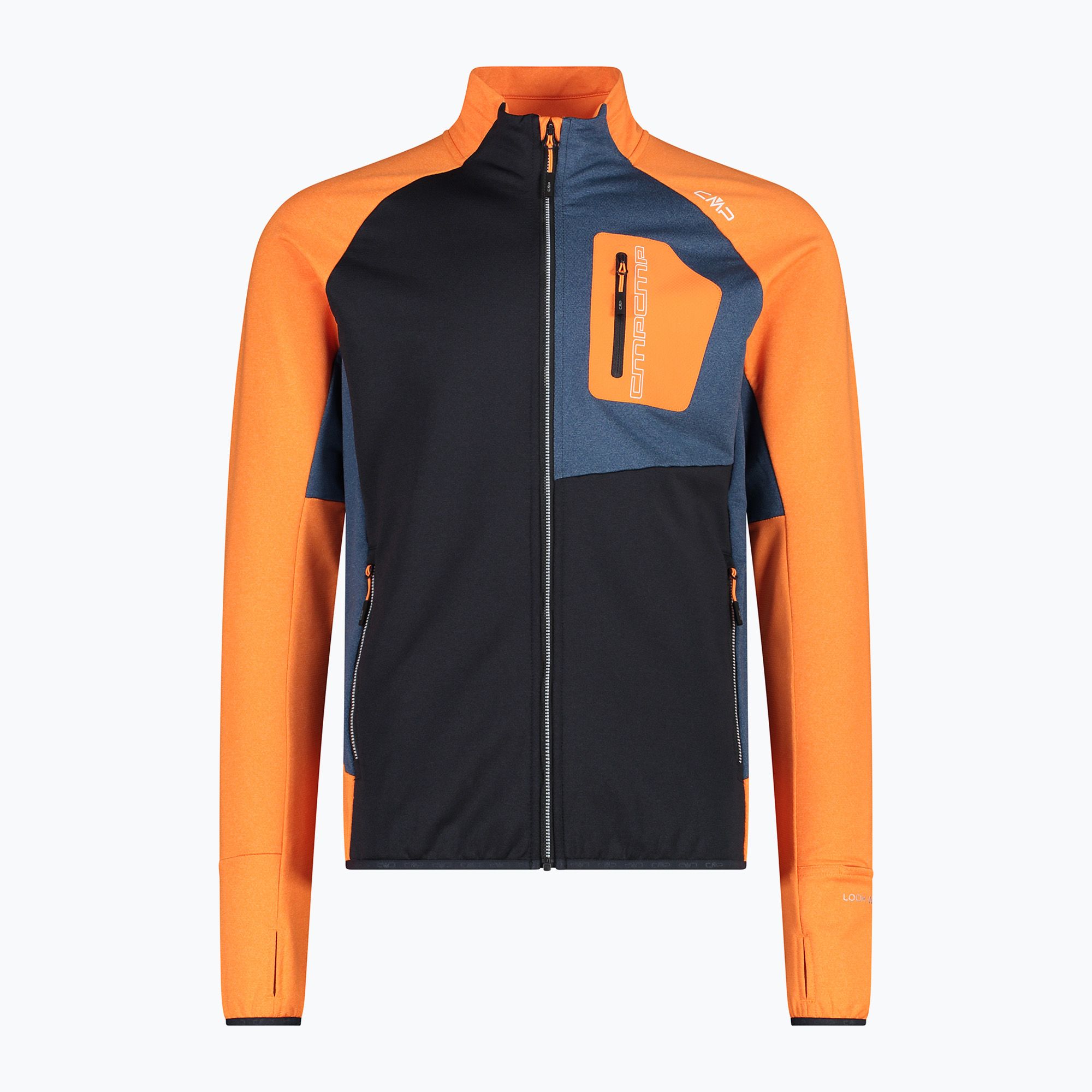 Bluza męska CMP 34L7807 antracite/flame 