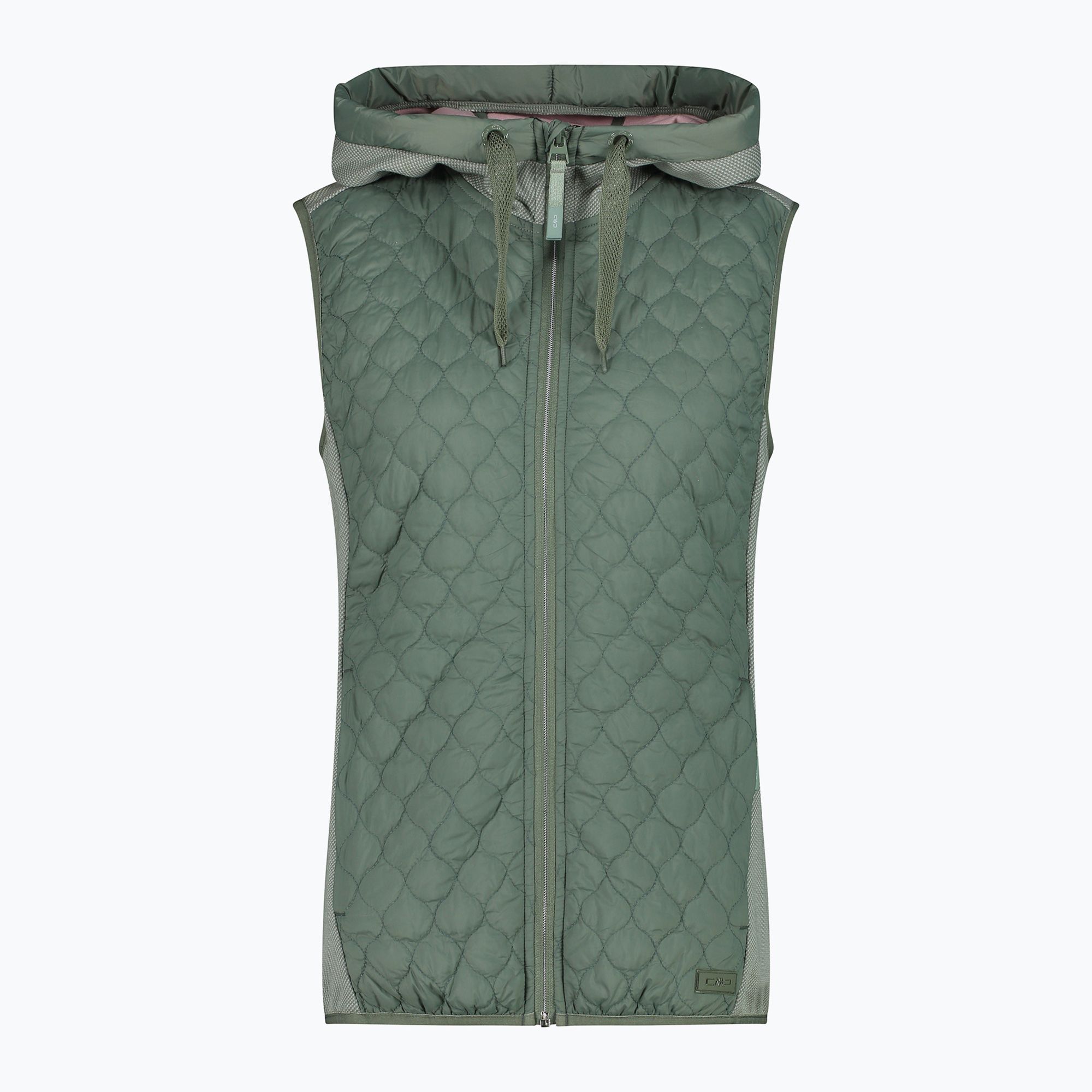 Bezrękawnik trekkingowy damski CMP 34H6116 Hybrid Fix Hood salvia 