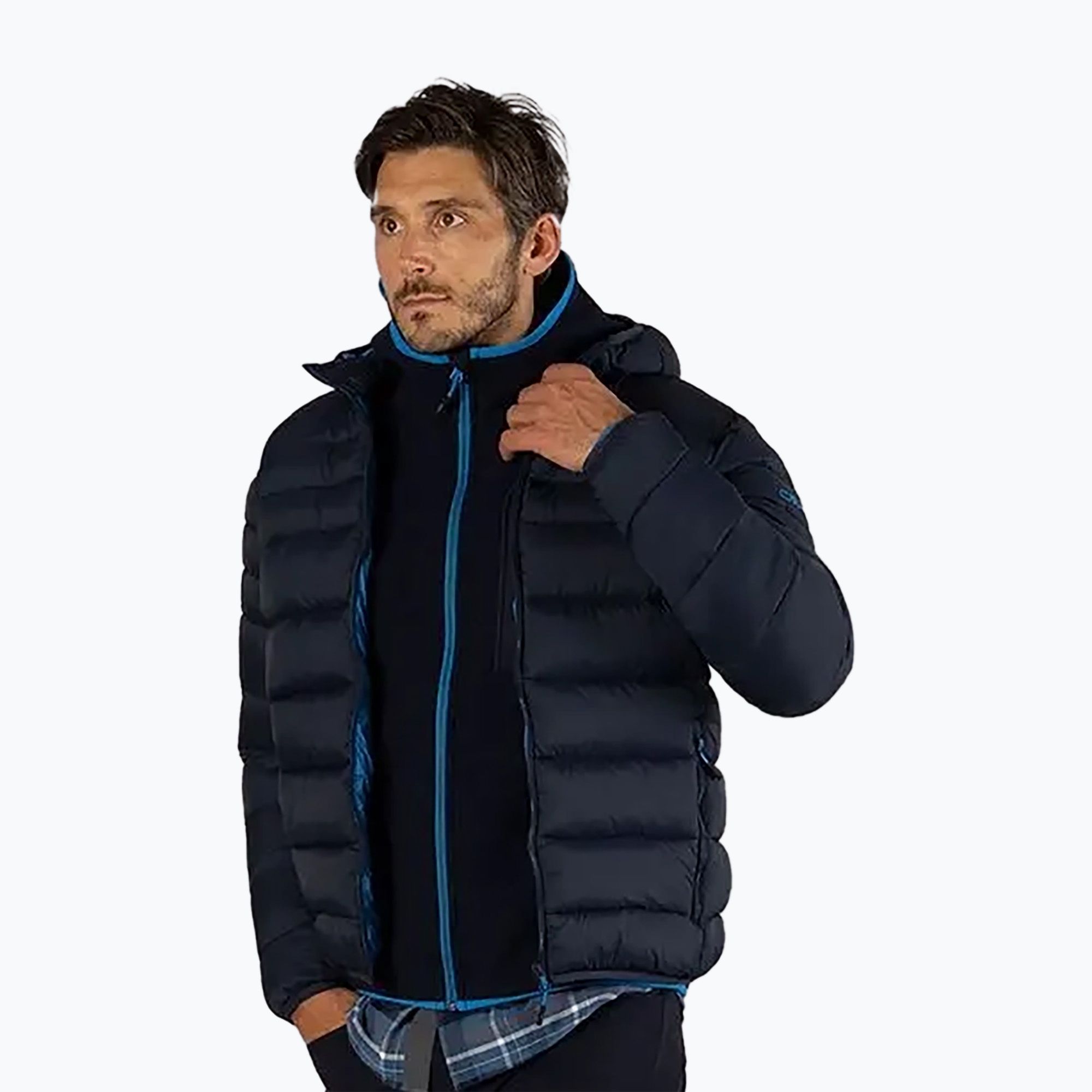Kurtka męska CMP 34K2807 black/blue 